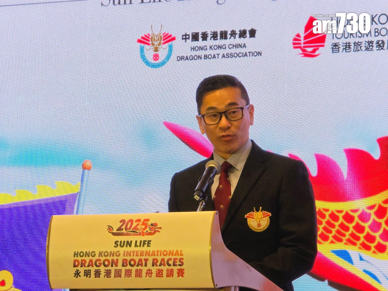 龍總主席鍾志樂。(李朗僑攝)