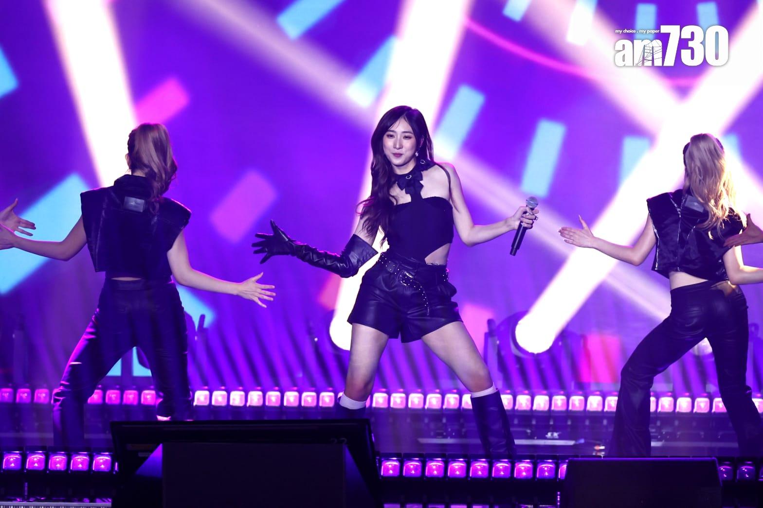 鍾柔美出席《保境安民為公益」綜藝大匯演》。(林俊源攝)