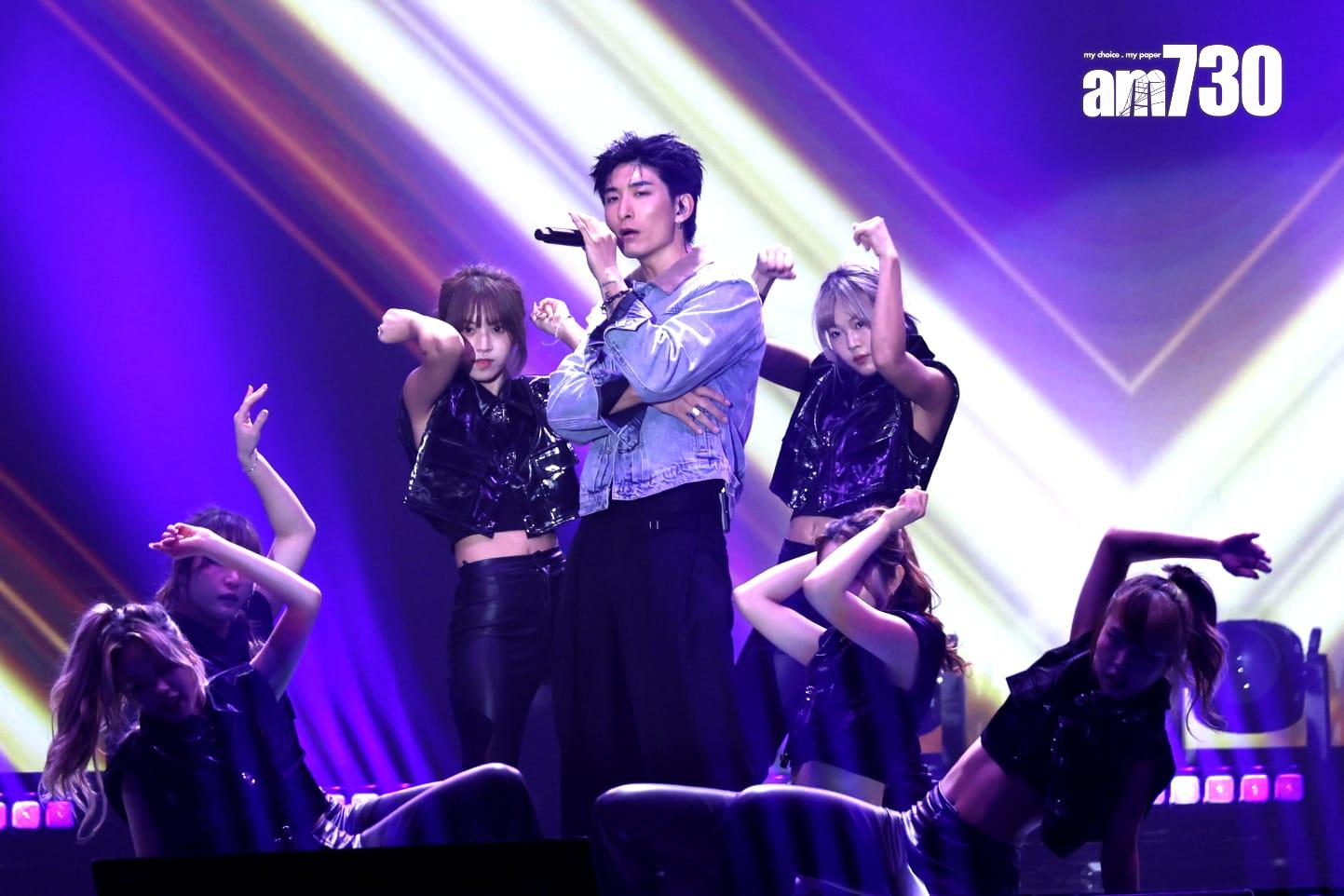 張馳豪出席《保境安民為公益」綜藝大匯演》。(林俊源攝)