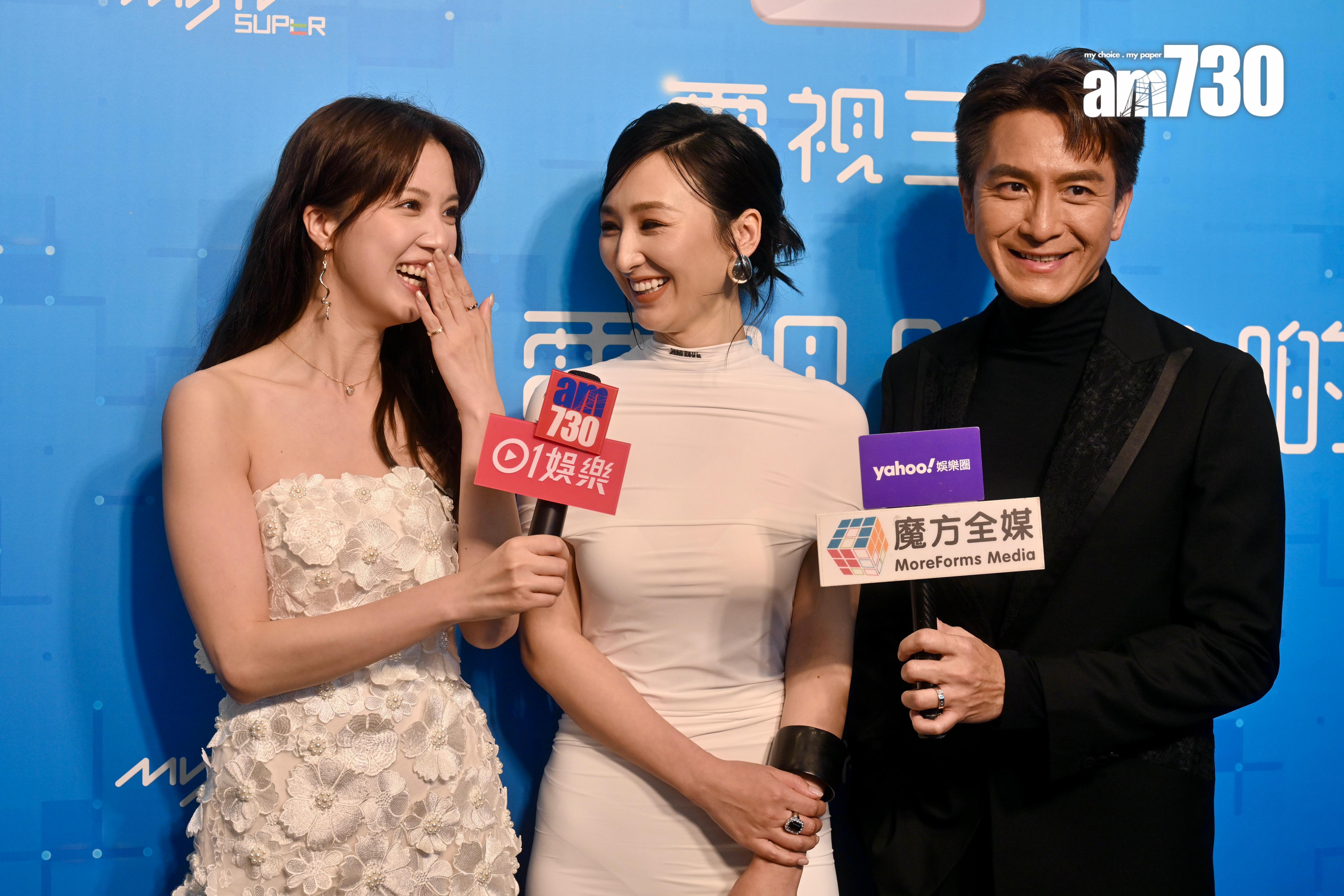 馬國明表示自己突然要演final boss,全因唔夠騷,令高海寧及陳曉華忍不住大笑。(娛樂組攝)