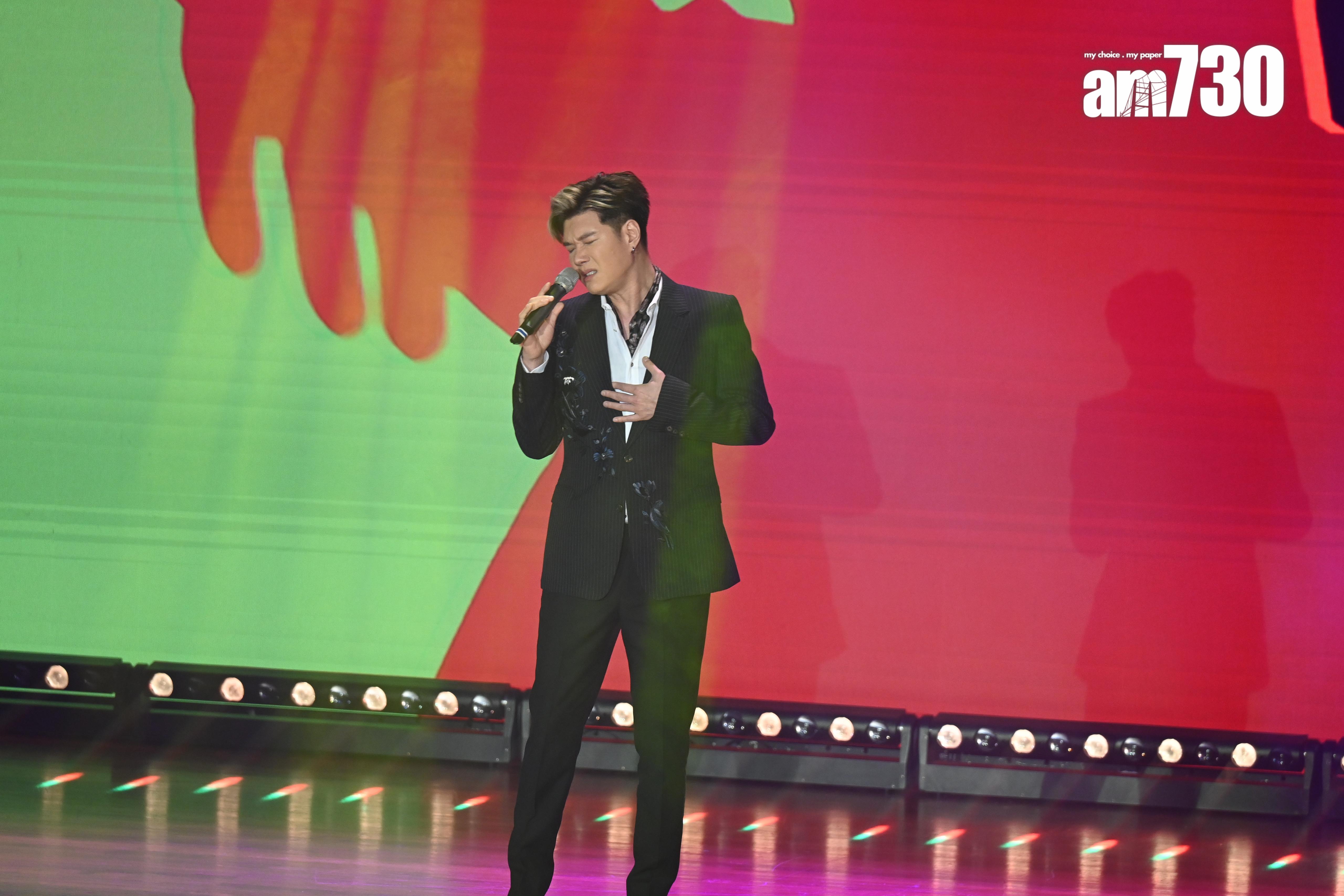 張與辰在《2025 TVB 年中節目巡禮》擔任表演嘉賓。(娛樂組攝)