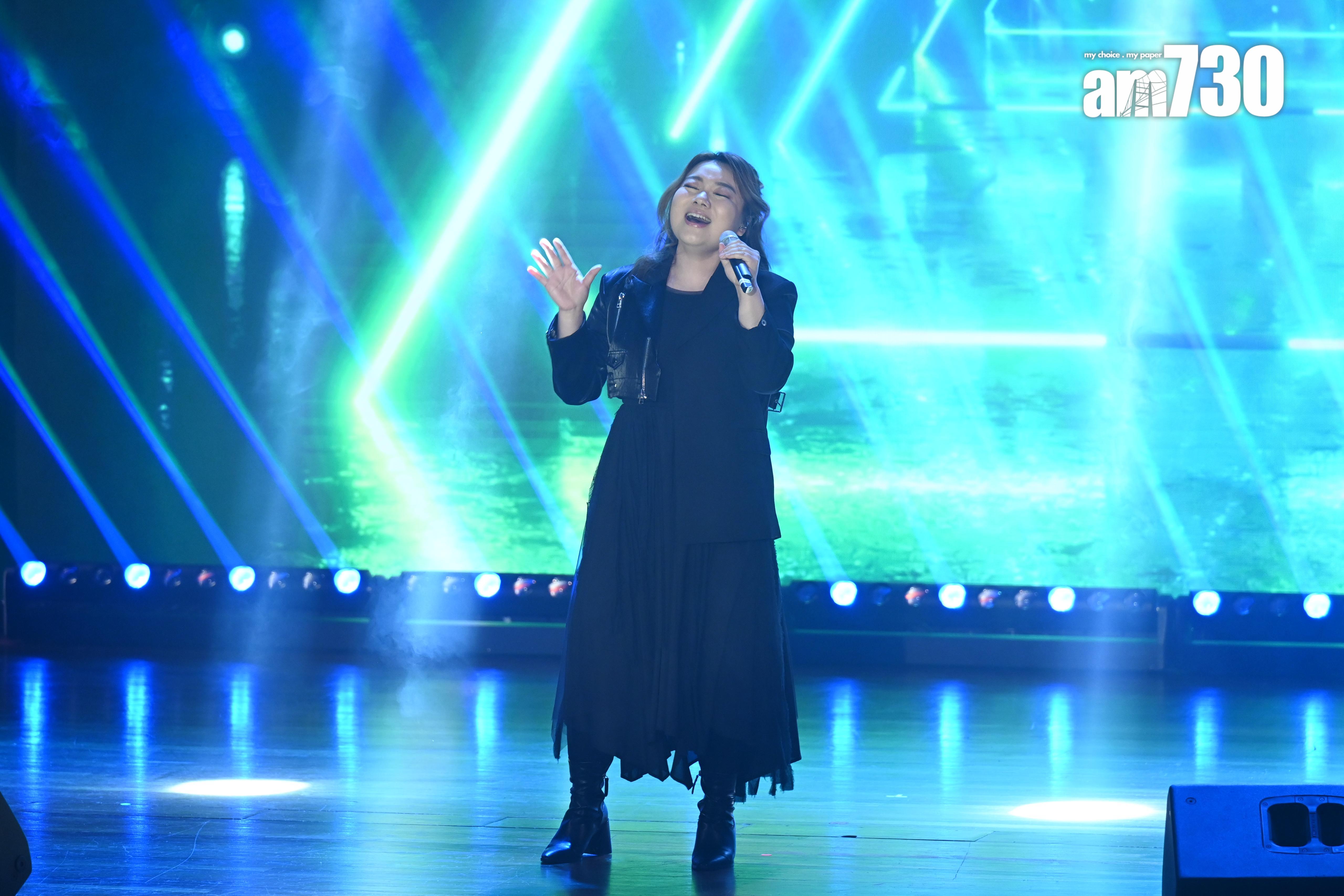 黃博在《2025 TVB 年中節目巡禮》擔任表演嘉賓。(娛樂組攝)