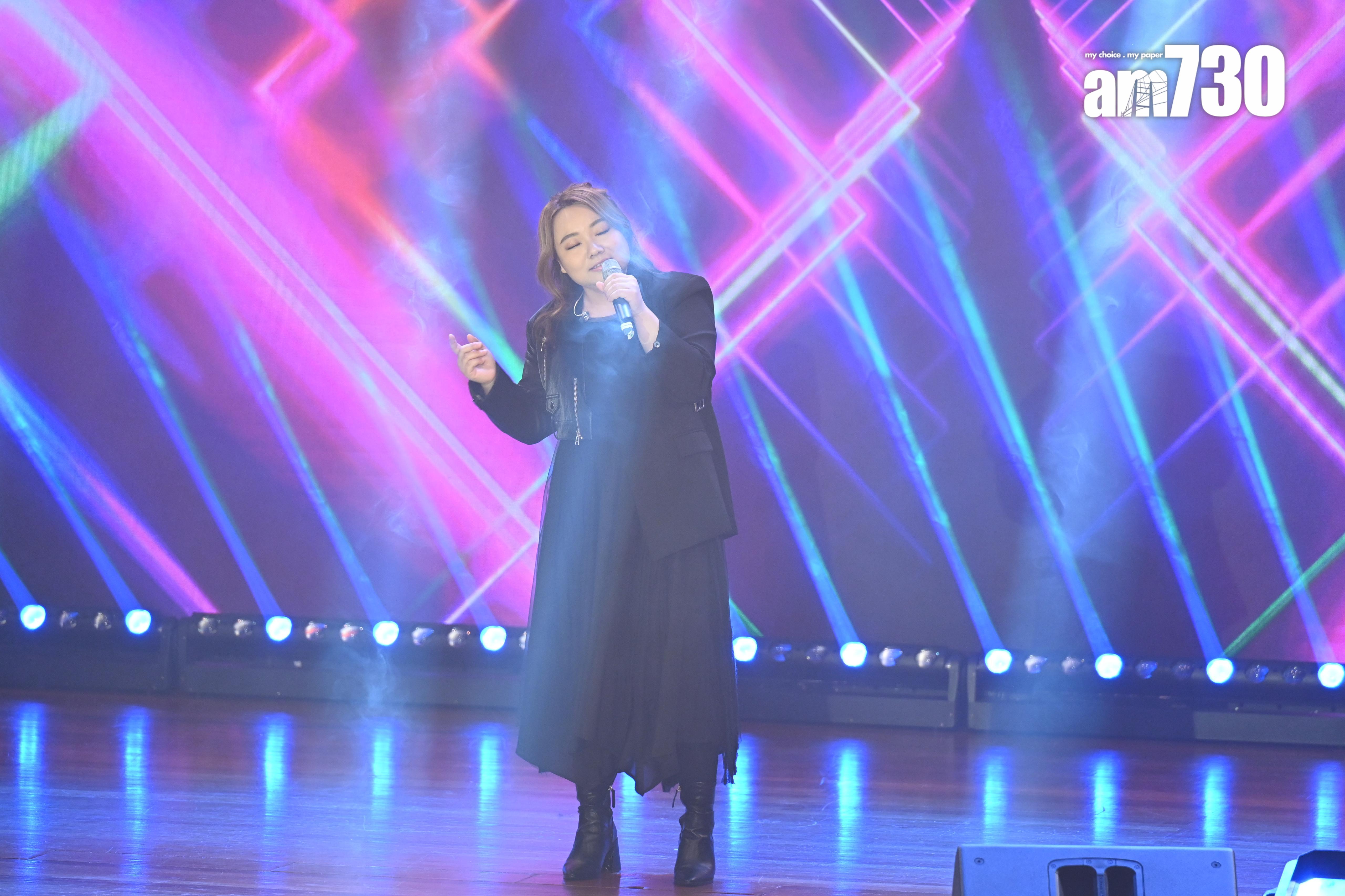 黃博在《2025 TVB 年中節目巡禮》擔任表演嘉賓。(娛樂組攝)