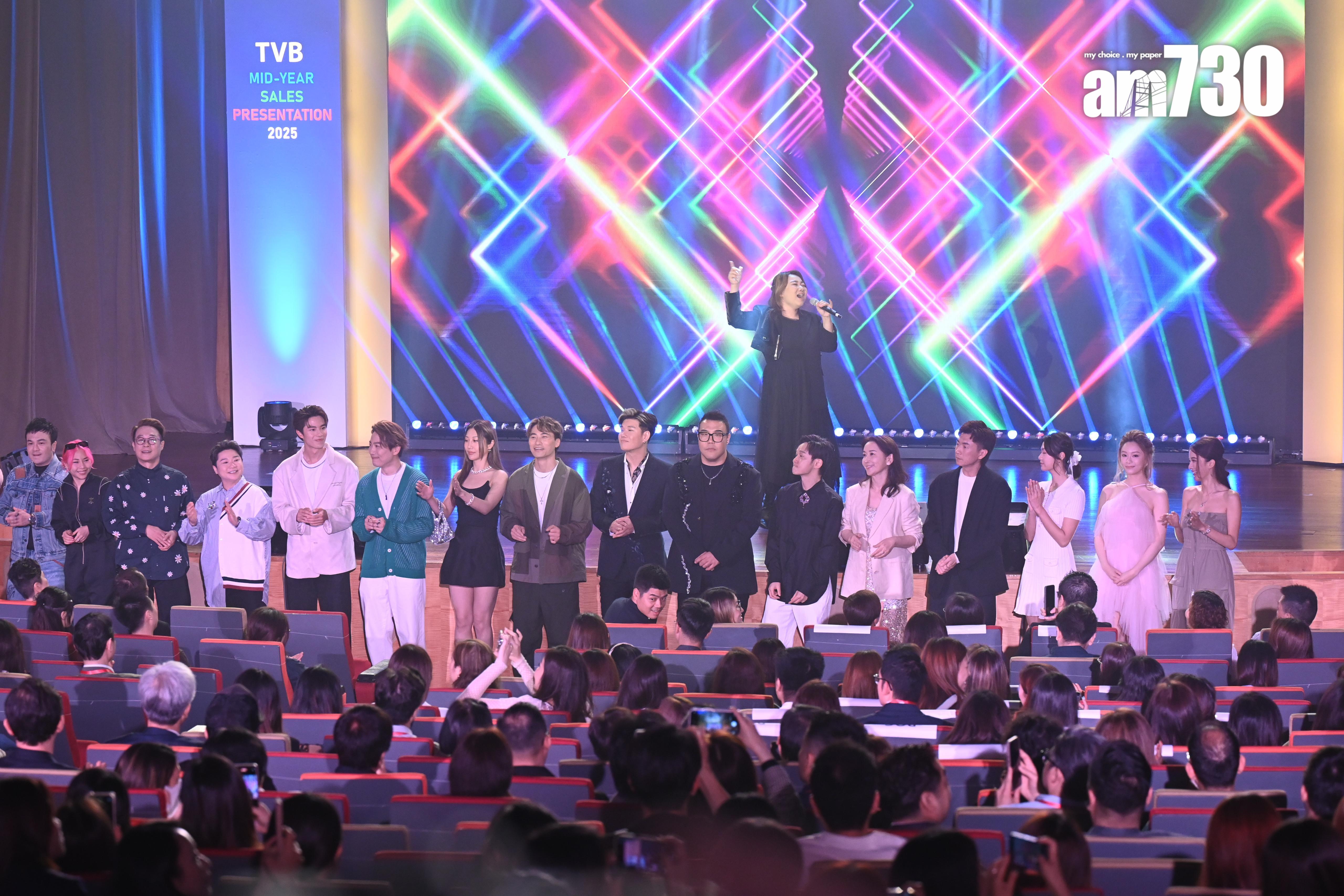 黃博在《2025 TVB 年中節目巡禮》擔任表演嘉賓。(娛樂組攝)