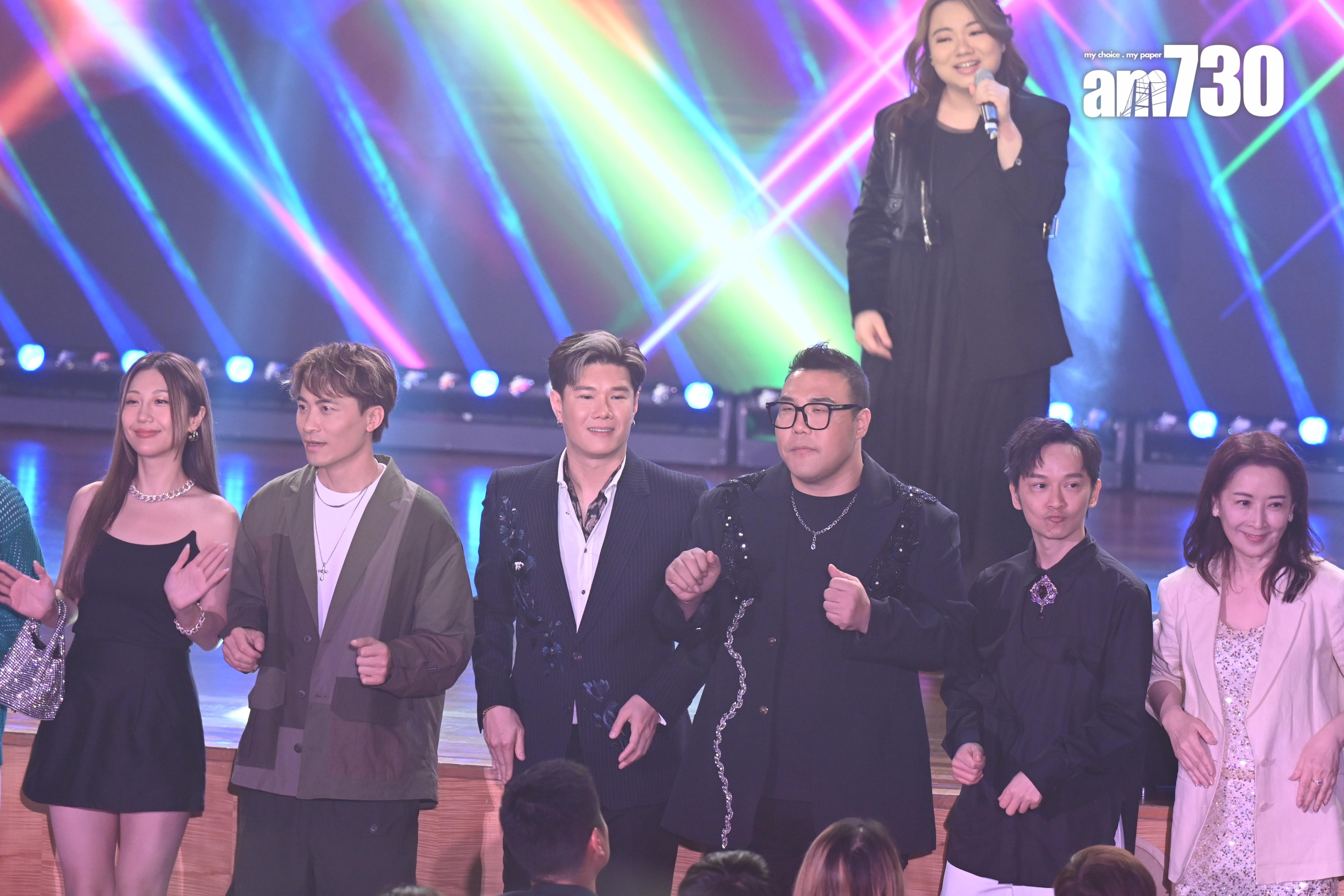 《中年好聲音3》三甲在《2025 TVB 年中節目巡禮》擔任表演嘉賓。(娛樂組攝)