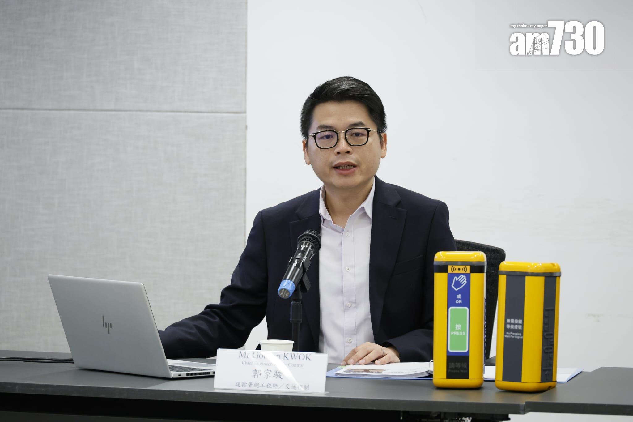 運輸署總工程師郭家駿。(林俊源攝)