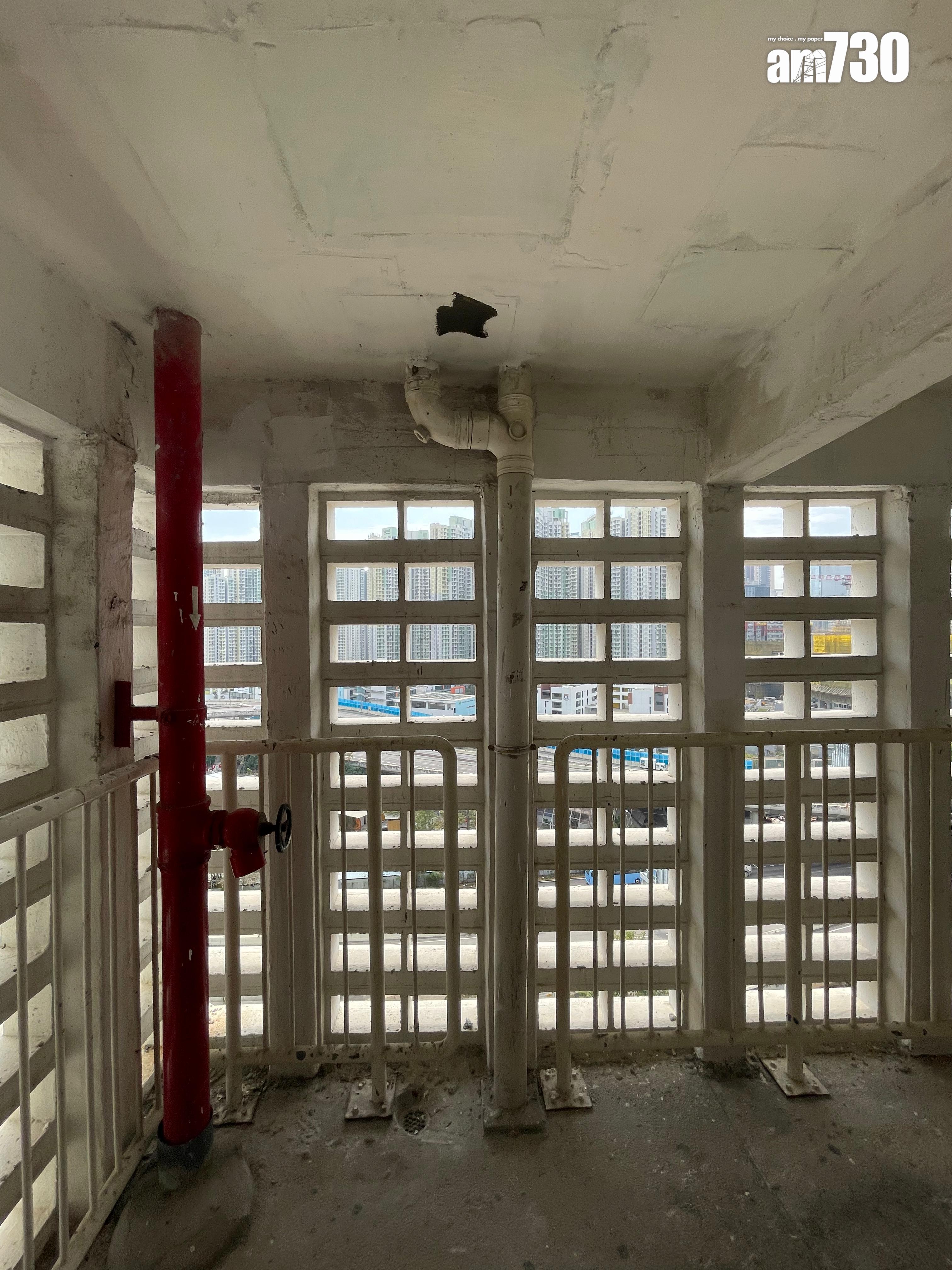 屋邨內部。(受訪者提供)