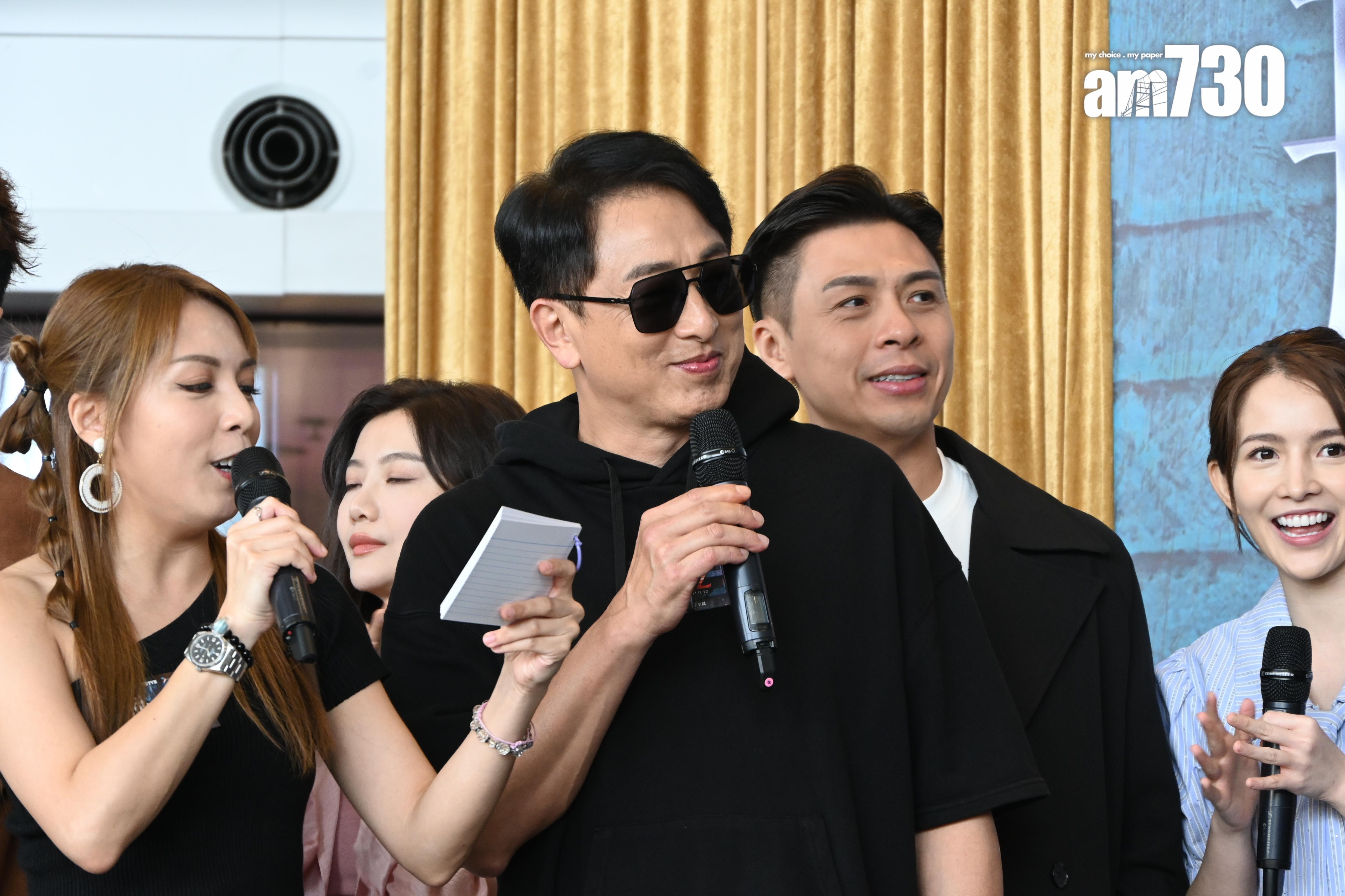 張松枝出席《刑偵12》宣傳。(娛樂組攝)