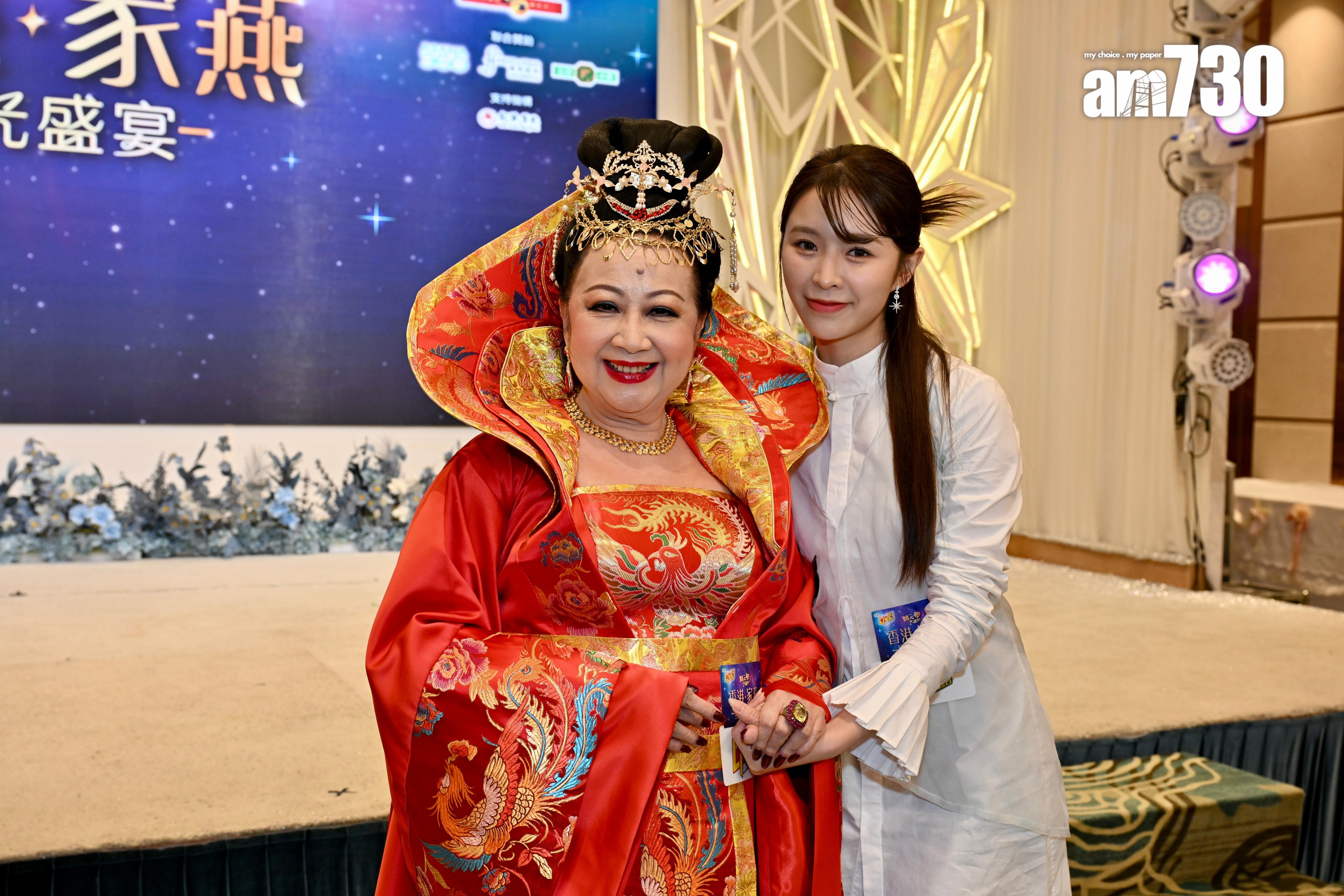 莊錠欣專程返港支持家燕姐。(娛樂組攝)