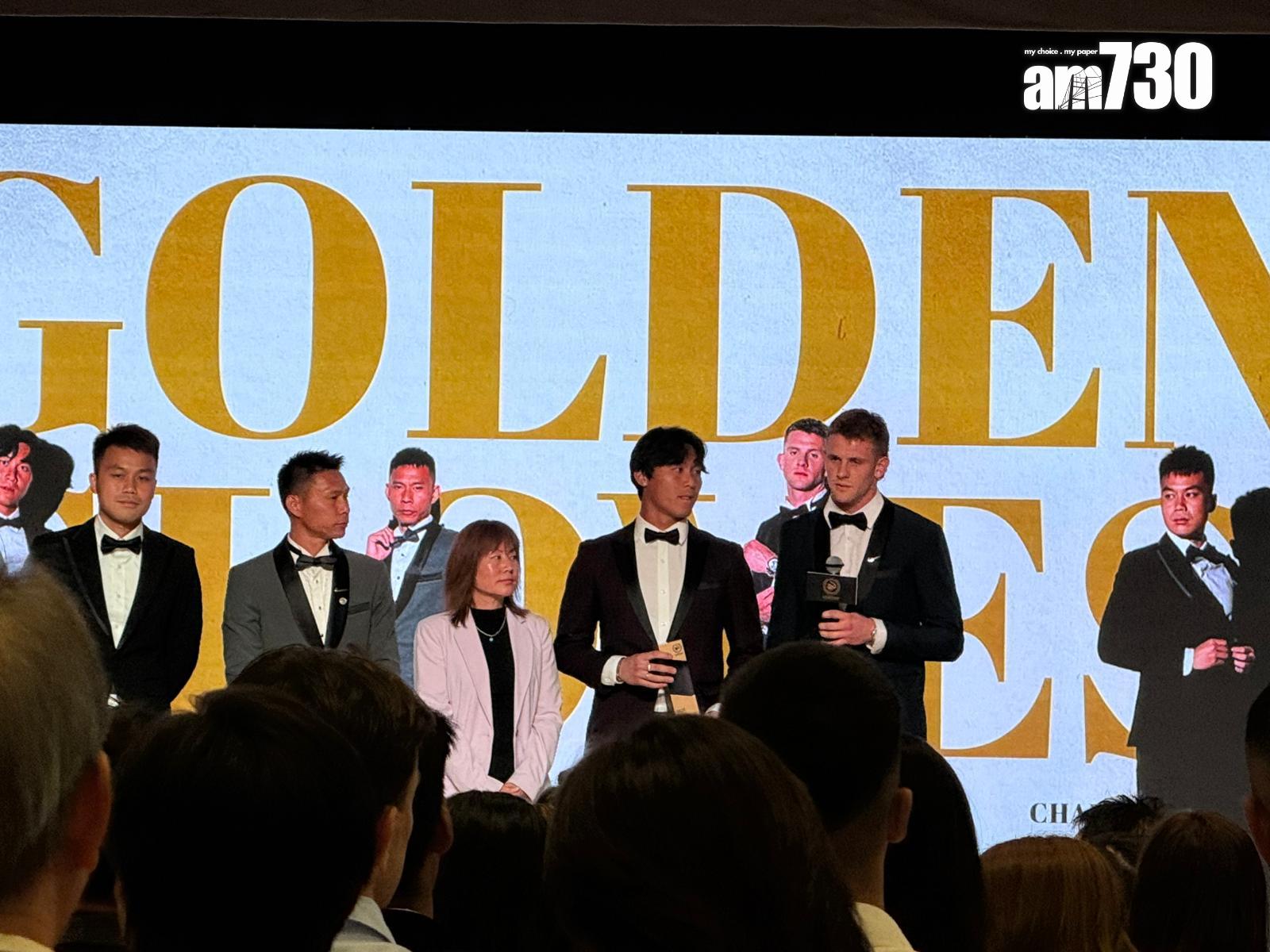 金手套:陳嘉豪、葉鴻輝、謝家榮、泰利。(《am730》記者攝)