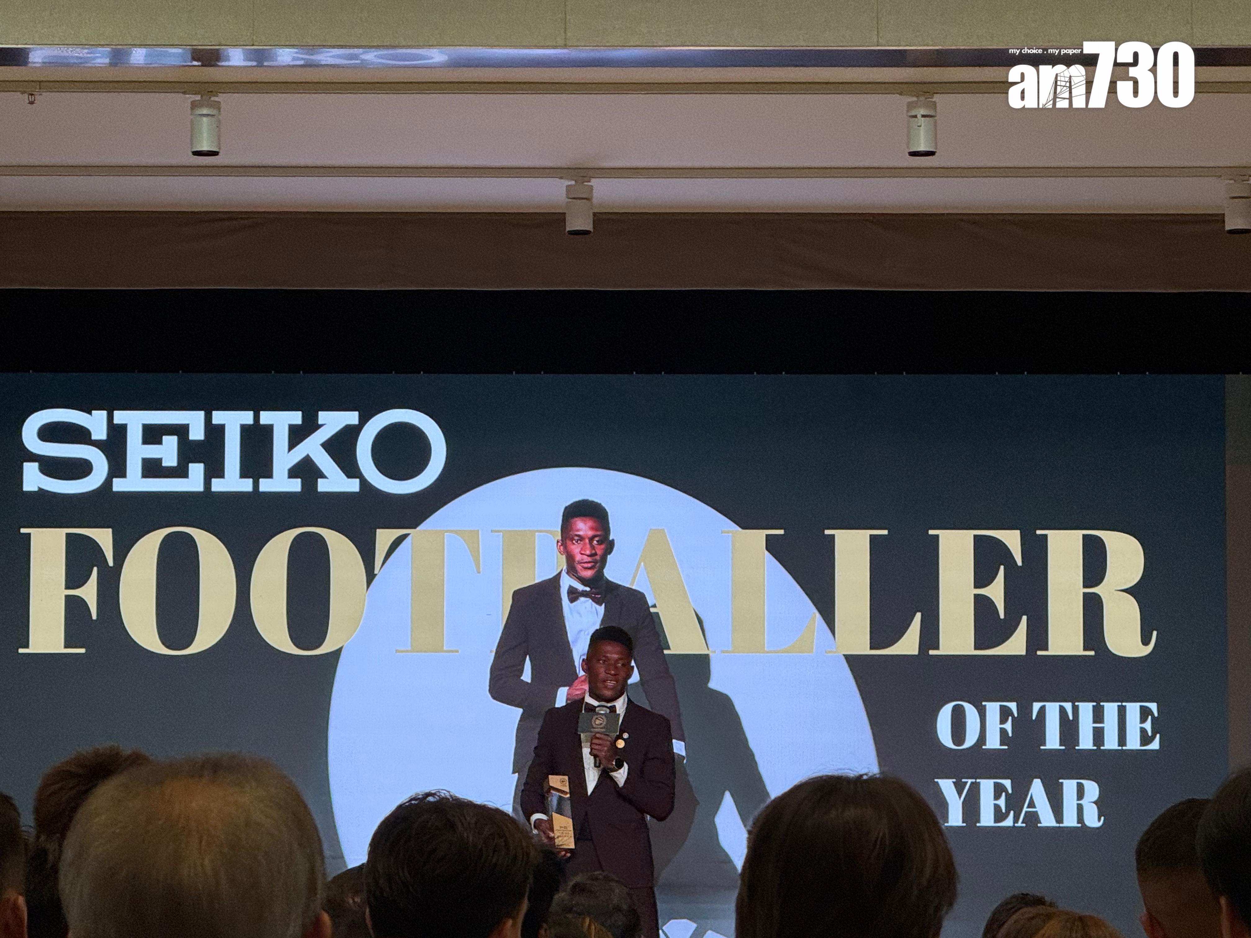 足球先生:巴科爾。(《am730》記者攝)