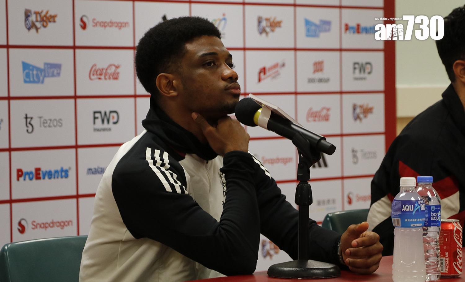 曼聯的阿密特迪亞路。(《am730》記者攝)