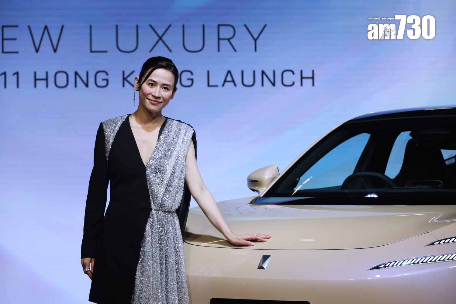 宣萱出席新車發布活動。(林俊源攝)