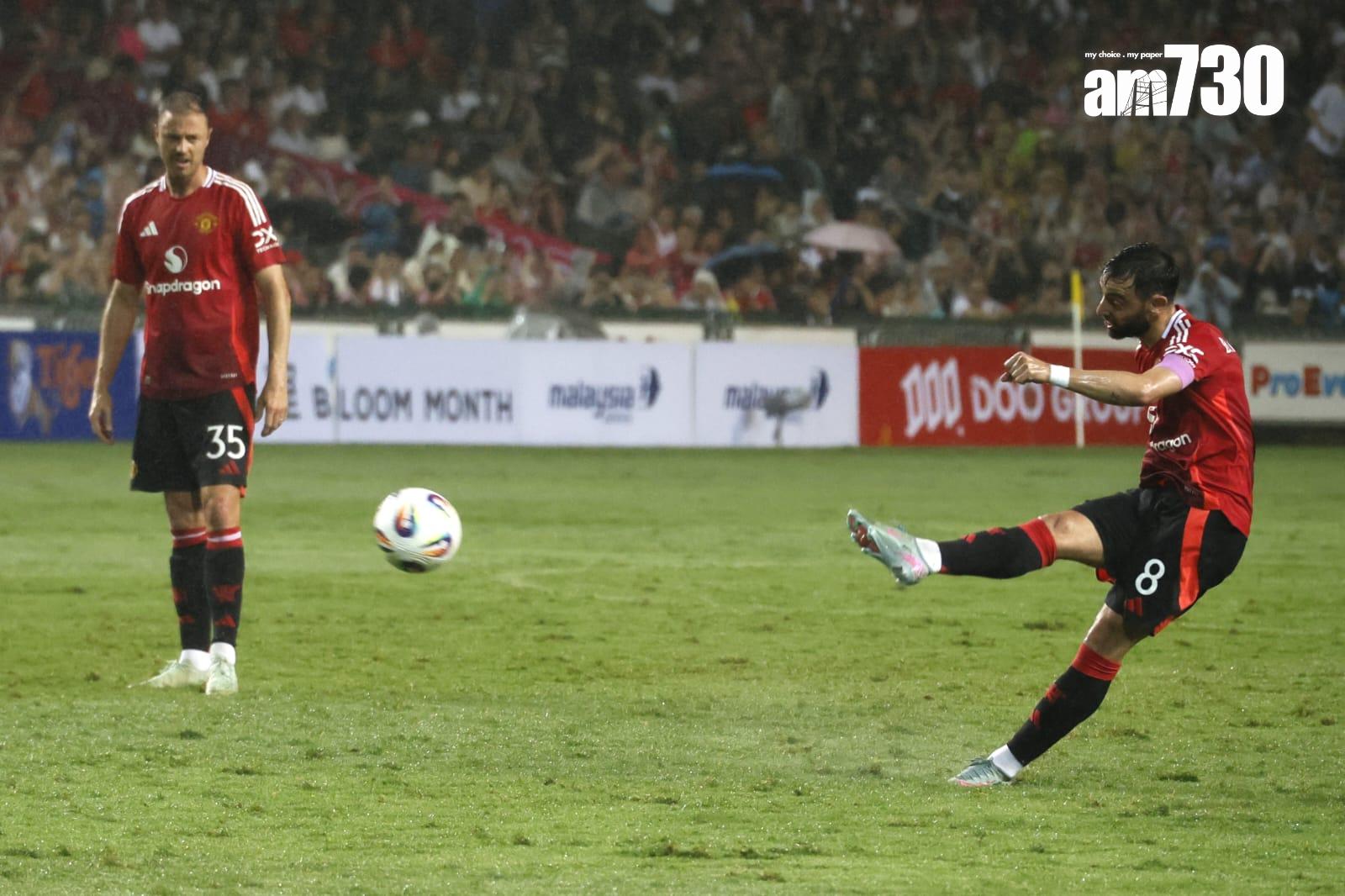 般奴費南迪斯起腳射門。(林俊源攝)