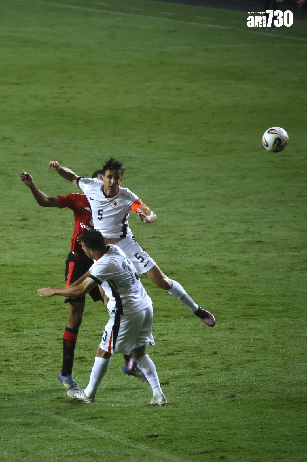 艾里奧為港隊半場上陣。(林俊源攝)