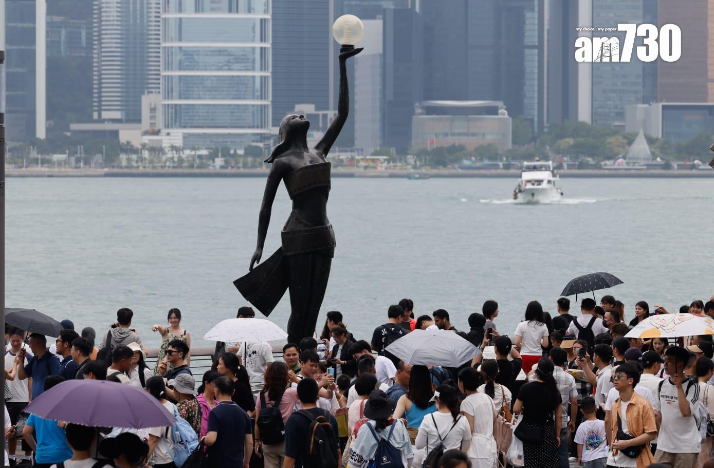 星光大道受旅客歡迎。(蘇文傑攝)