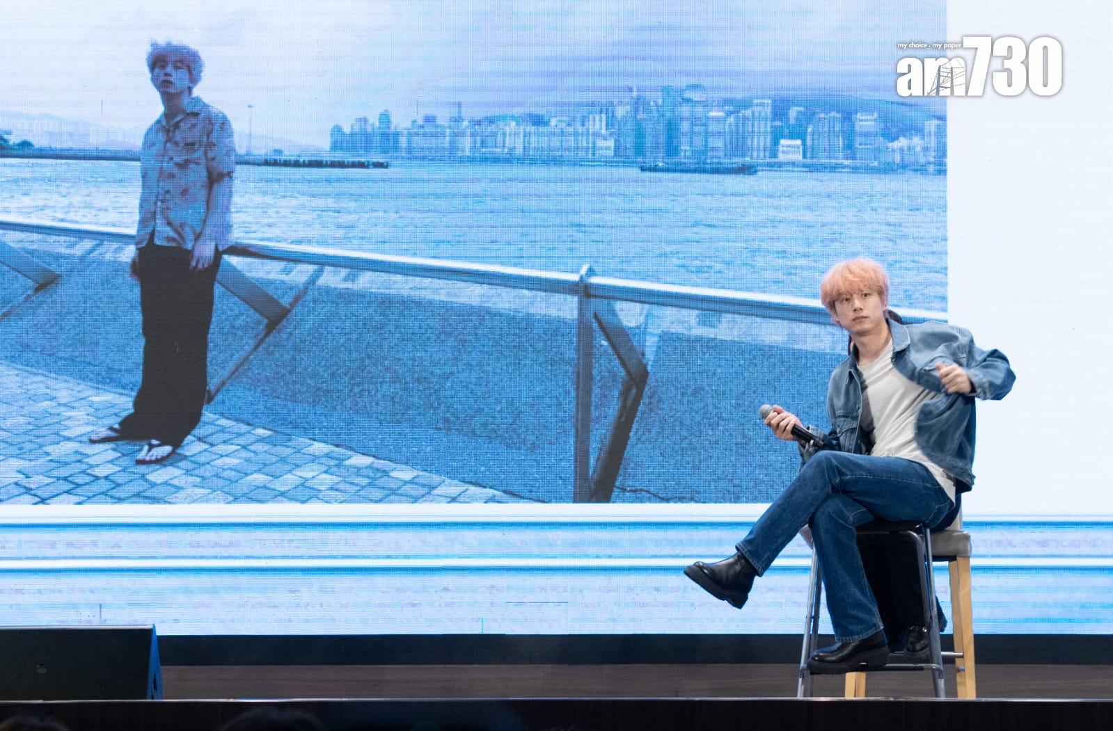 坂口健太郎昨日到尖東觀光。 (蘇文傑攝)