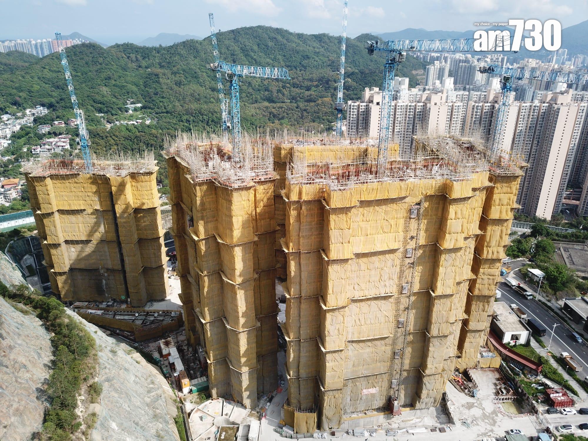 廉署偵破一宗涉及住宅發展項目建築地盤的貪污造假案,涉及安達臣道「港人首置上車盤」項目。(鍾式明攝)