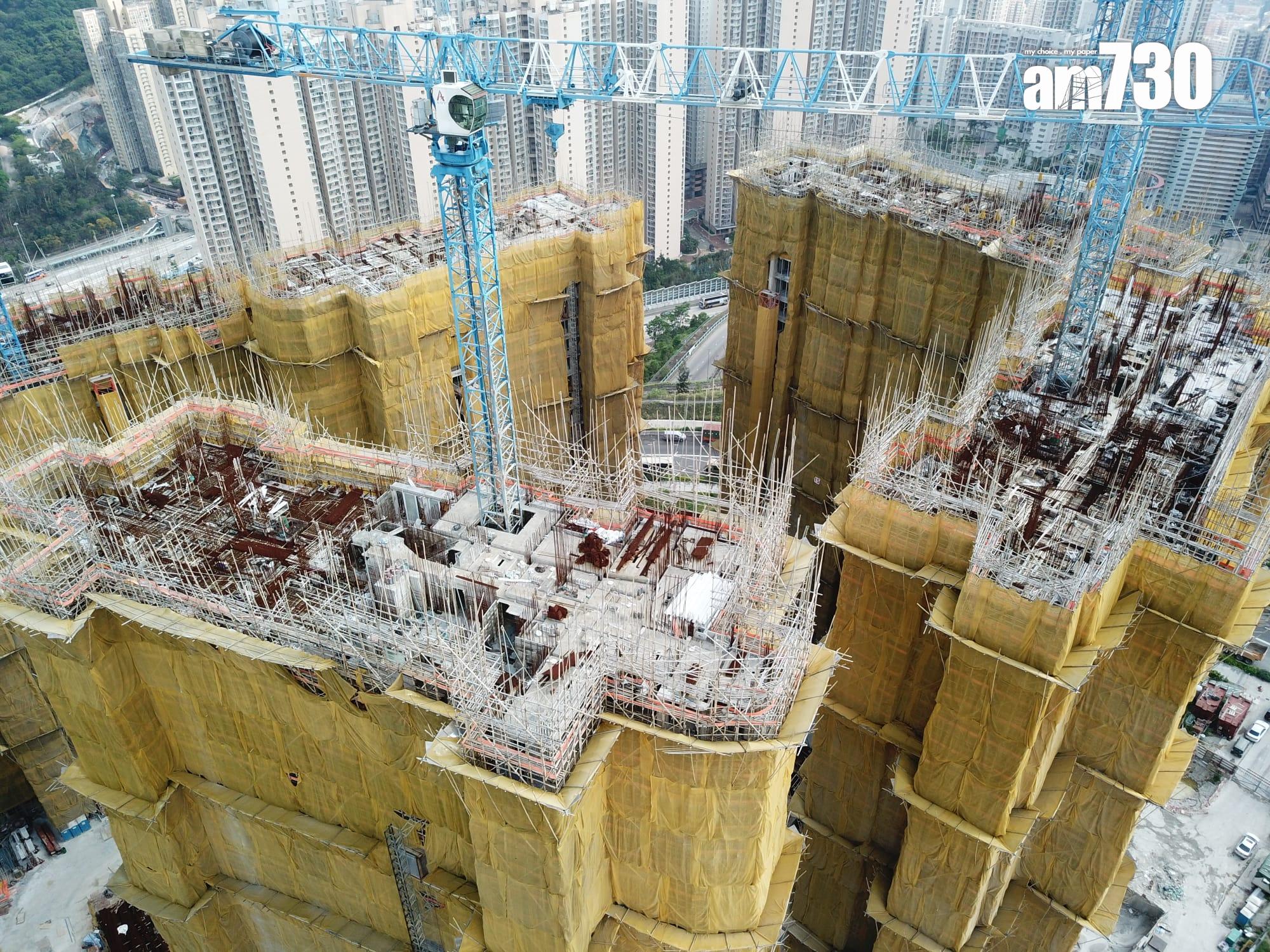 廉署偵破一宗涉及住宅發展項目建築地盤的貪污造假案,涉及安達臣道「港人首置上車盤」項目。(鍾式明攝)