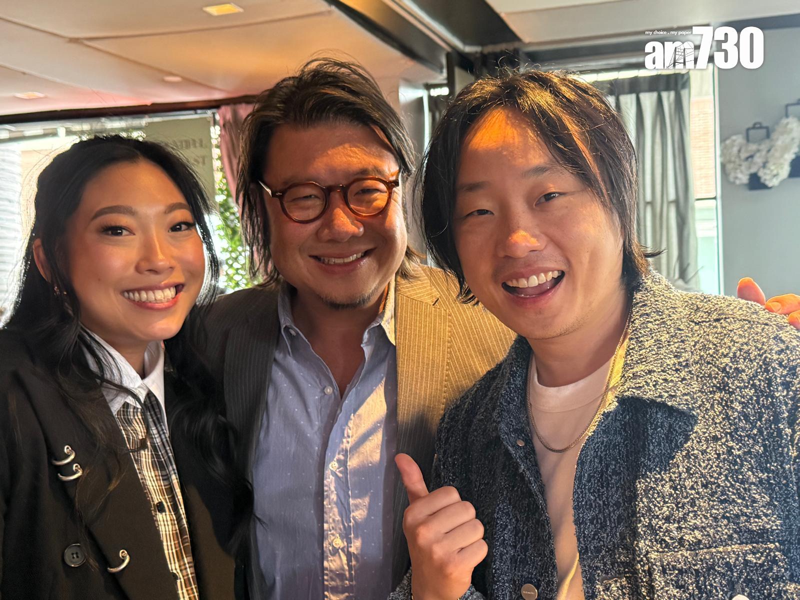 歐陽萬成、Awkwafina等亦有出席比華利山的私人派對。 (Lilly Lui攝)