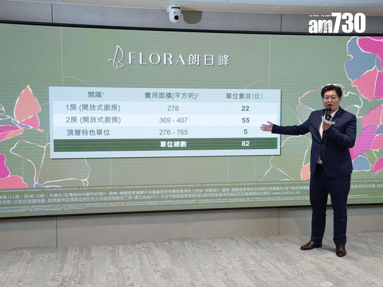 嘉里元朗「朗日峰」部署現樓發售 提供82伙 標準戶全為一房及兩房|新盤登場