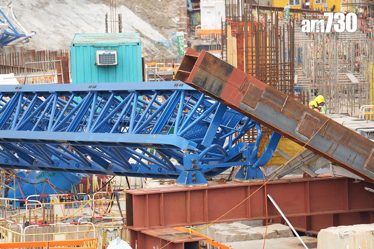 安達臣道一個地盤2022年塌天秤,造成3死6傷。(資料圖片)