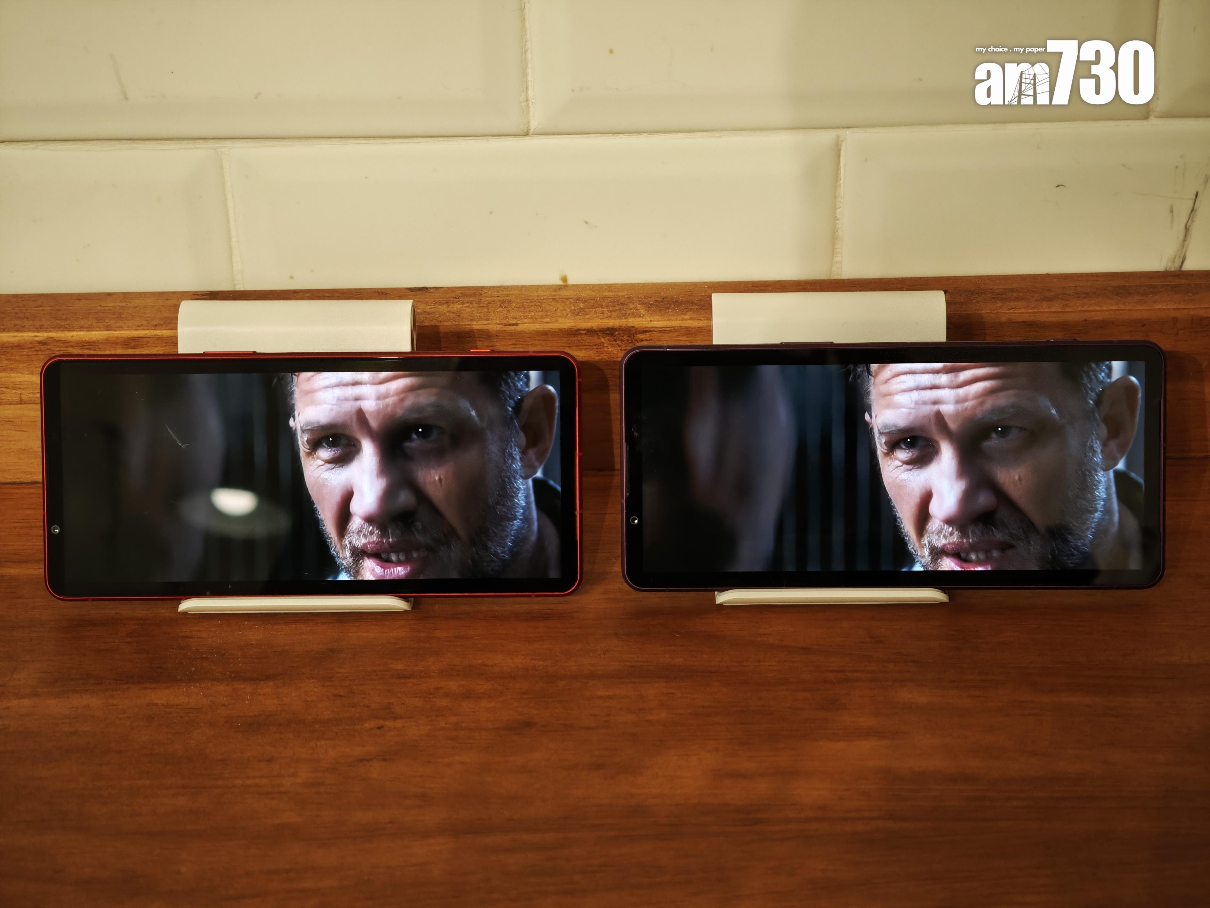 Sony Xperia 1 VII(右)與上代畫質對比不算太明顯。