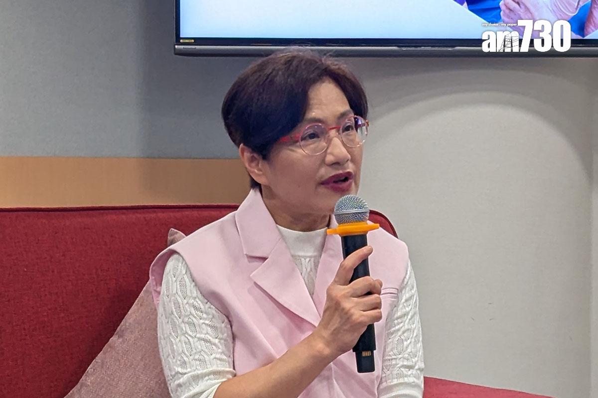 潘綺紅稱,大約八至九成經計劃培訓的足病診療師現仍在醫管局工作。(羅庸軒攝)