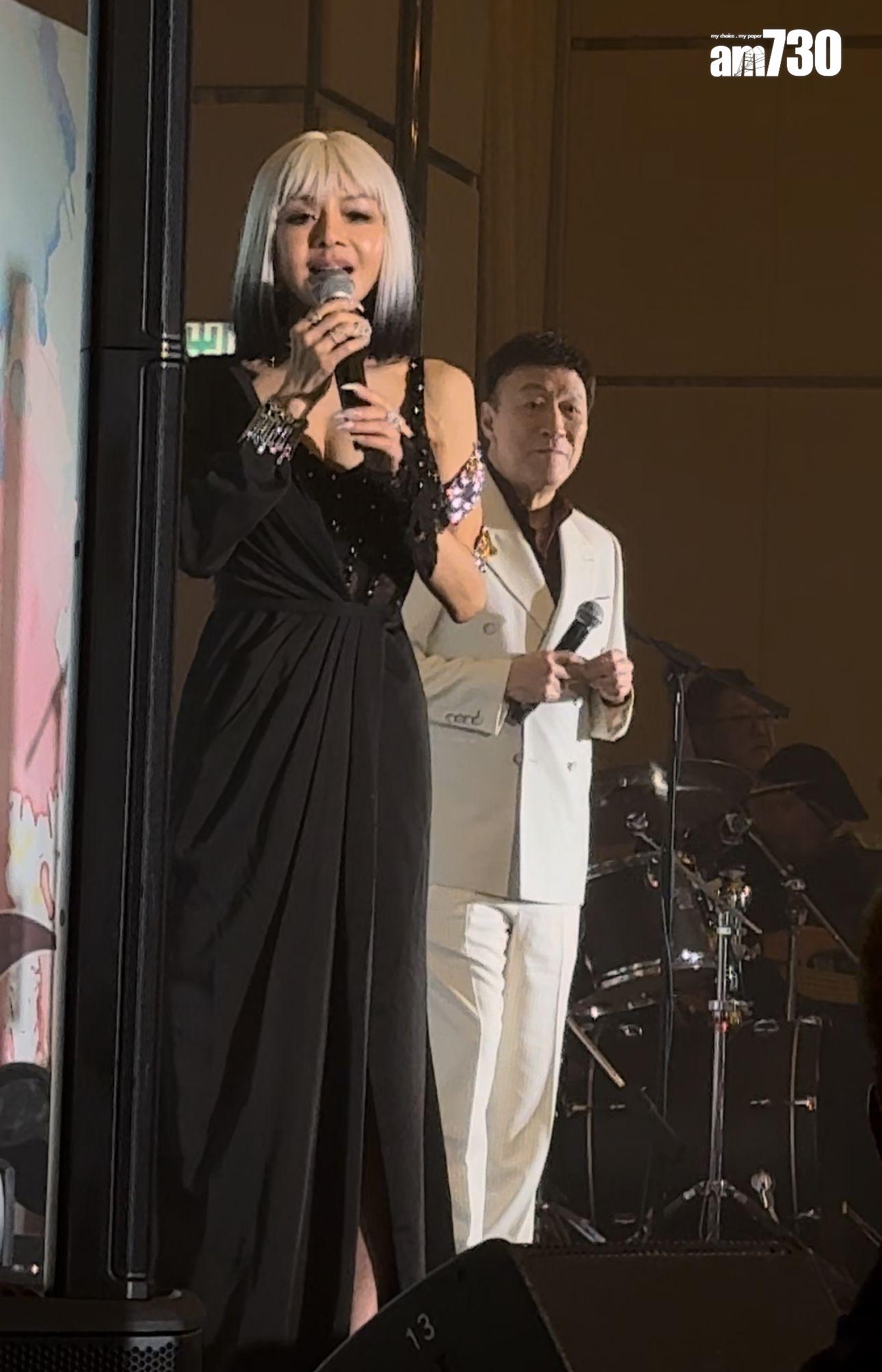 陳欣健為生日會擔任主持。 (娛樂組攝)