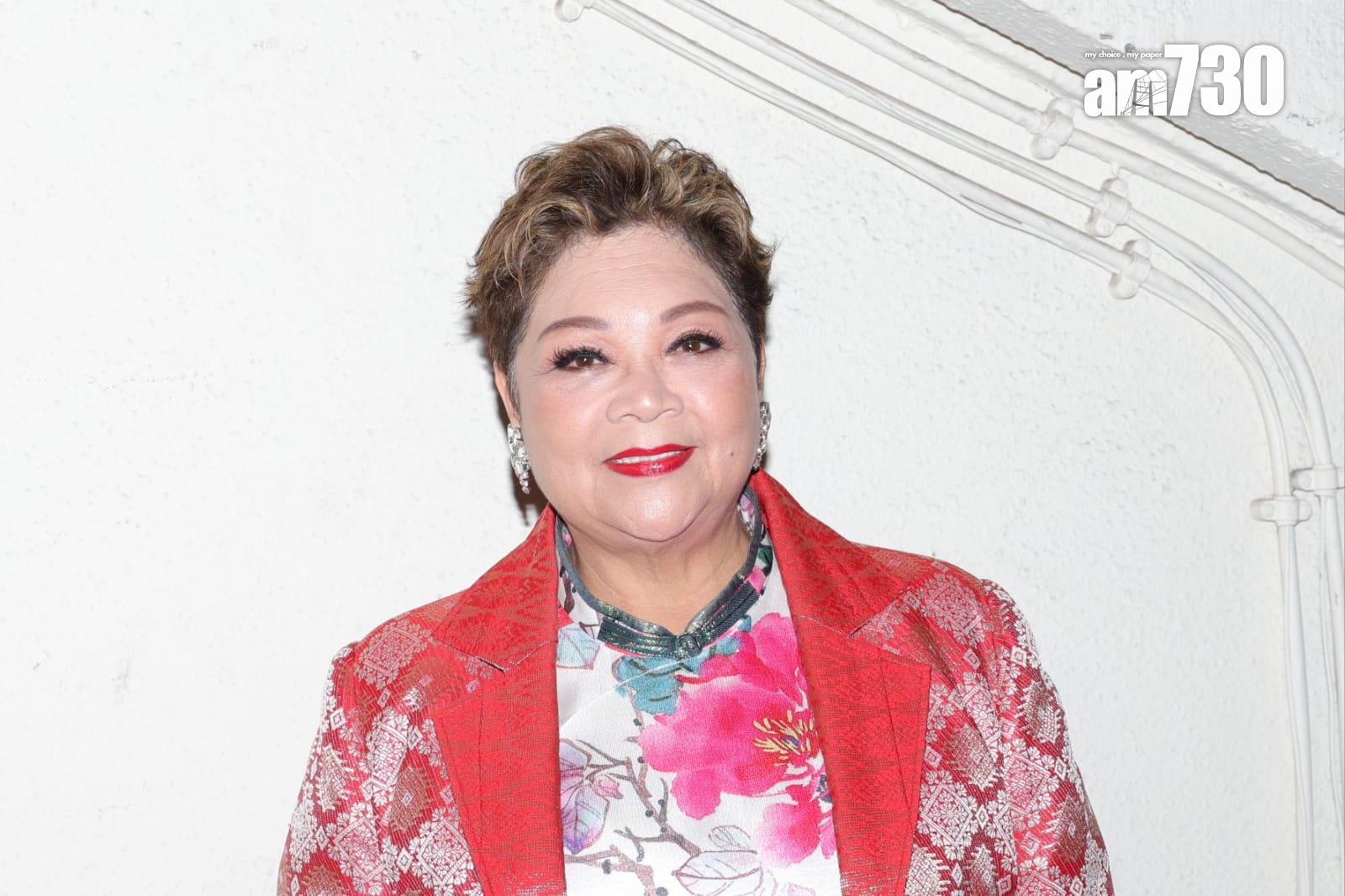 肥媽將與《中年好聲音3》的三甲黃博、張與辰和劉洋合唱。(吳康琦攝)