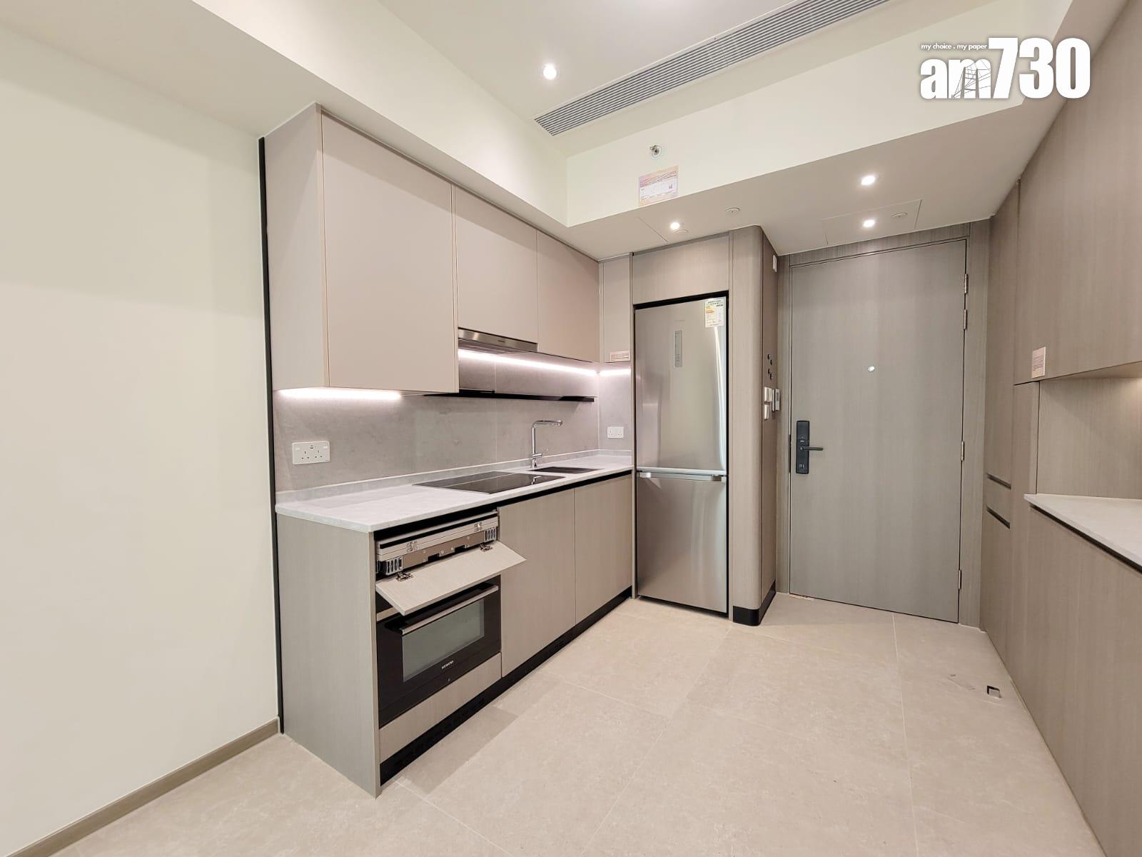 NOVO LAND示範單位|402呎及456呎無改動兩房 收納式摺疊餐桌滿足不同空間需求 (多圖有片)|屯門新盤