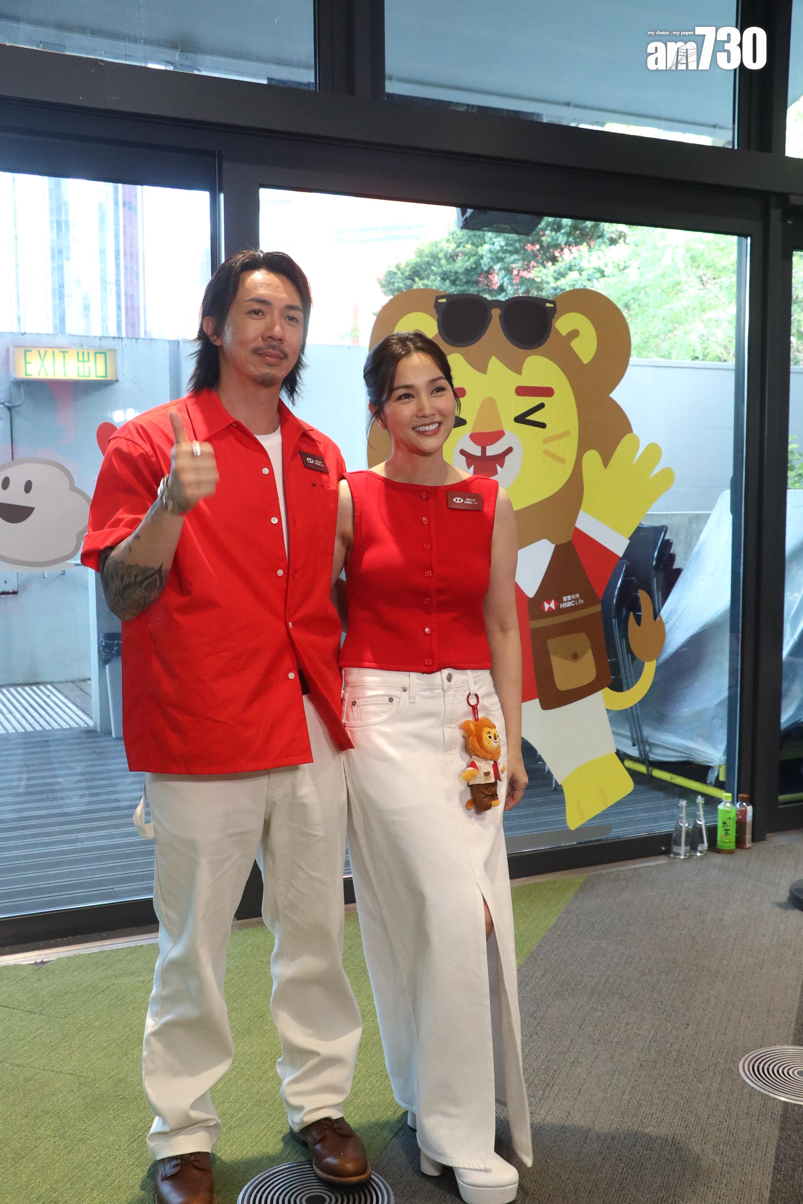 張繼聰分享寵妻之道,謝安琪笑逐顏開。(娛樂組攝)