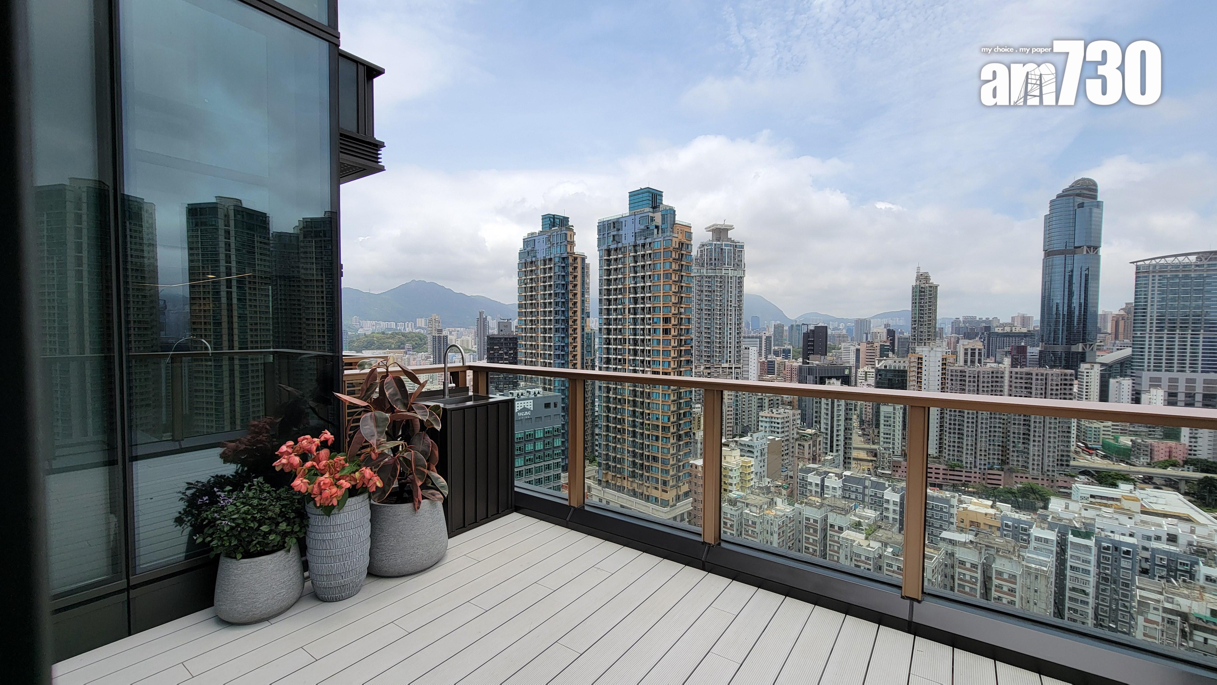 利奧坊.首隅示範單位|一房及三房天際特色戶 落地玻璃門採光度高(多圖有片)|大角咀新盤