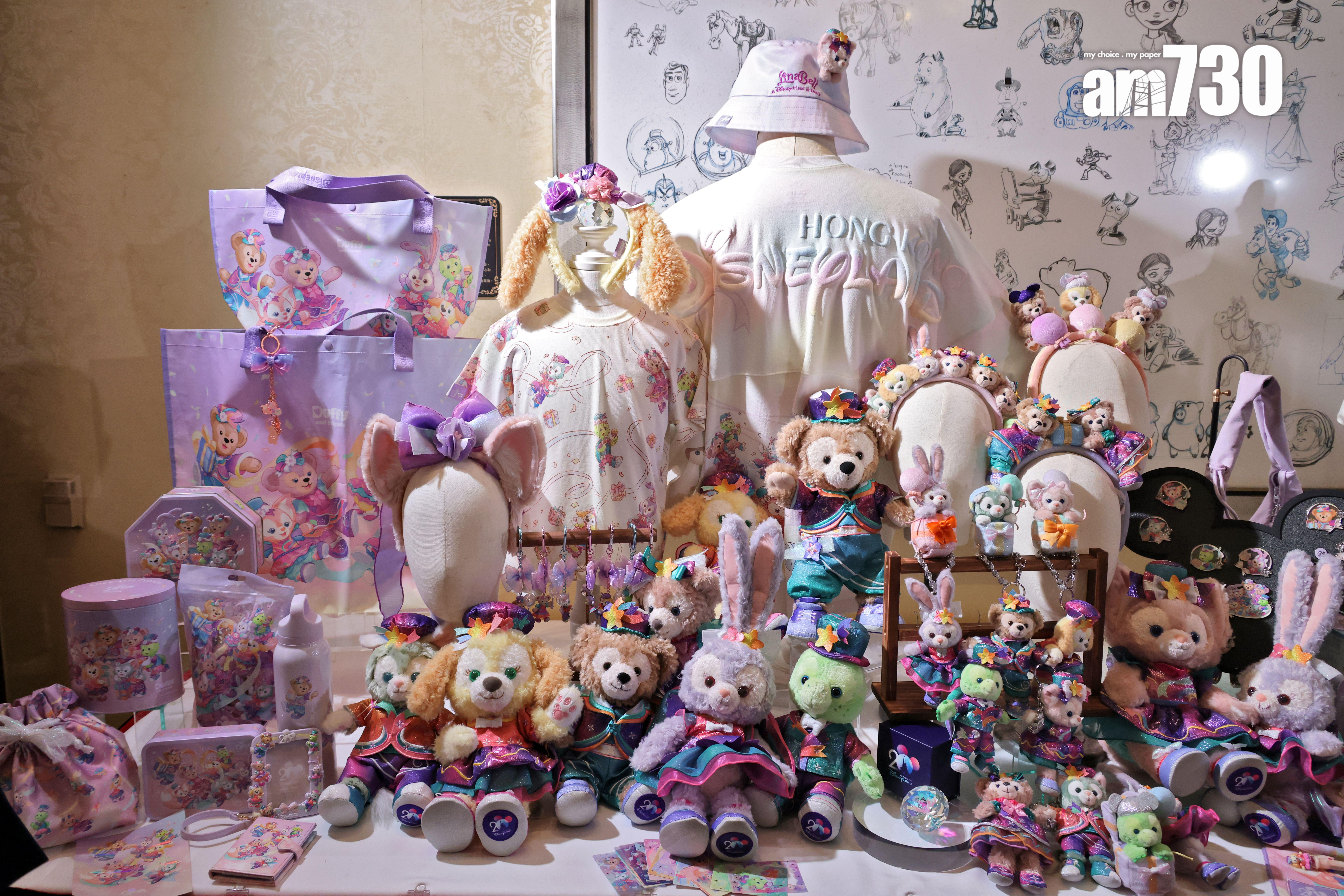 多款主題周邊。 (林俊源攝)