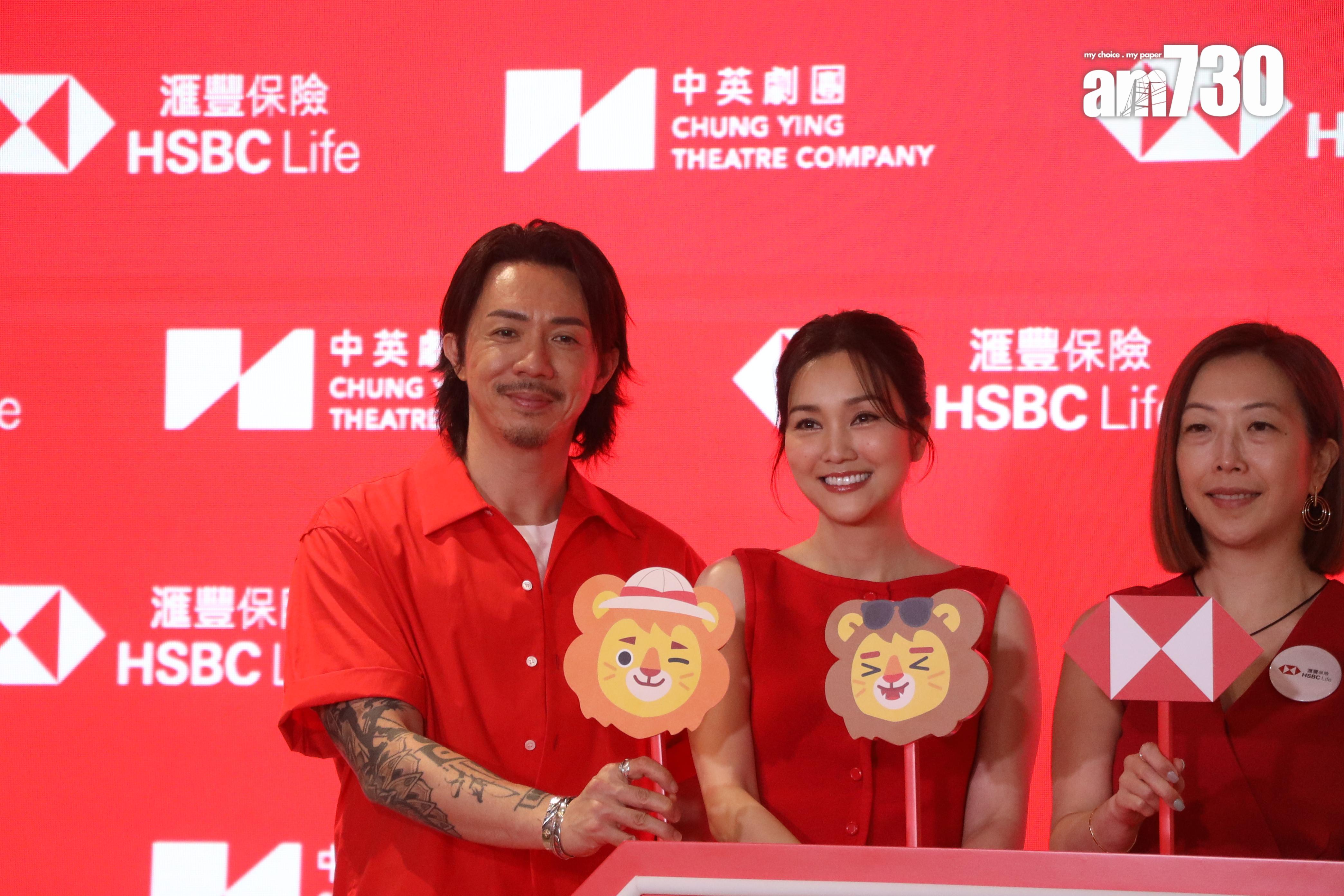 張繼聰謝安琪夫妻檔出席親子戲劇體驗活動,分享與教養子女心得。(娛樂組攝)