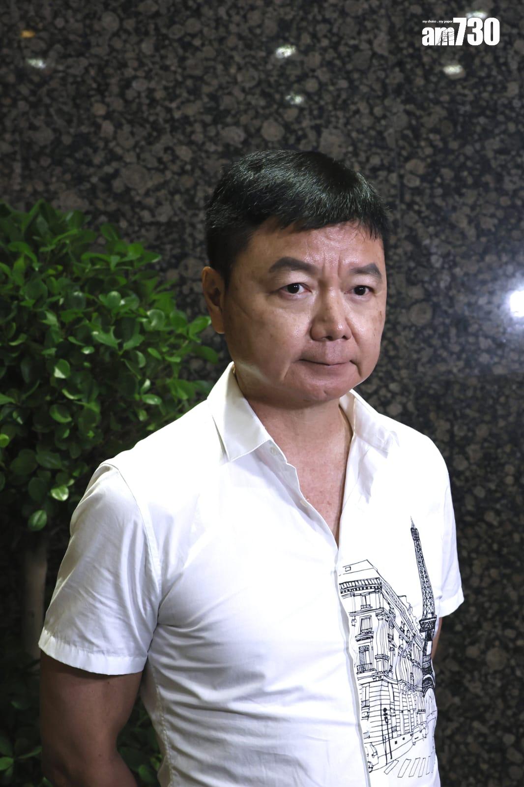 艾威多謝逾20位願意捐肝的有心人。(林俊源攝)