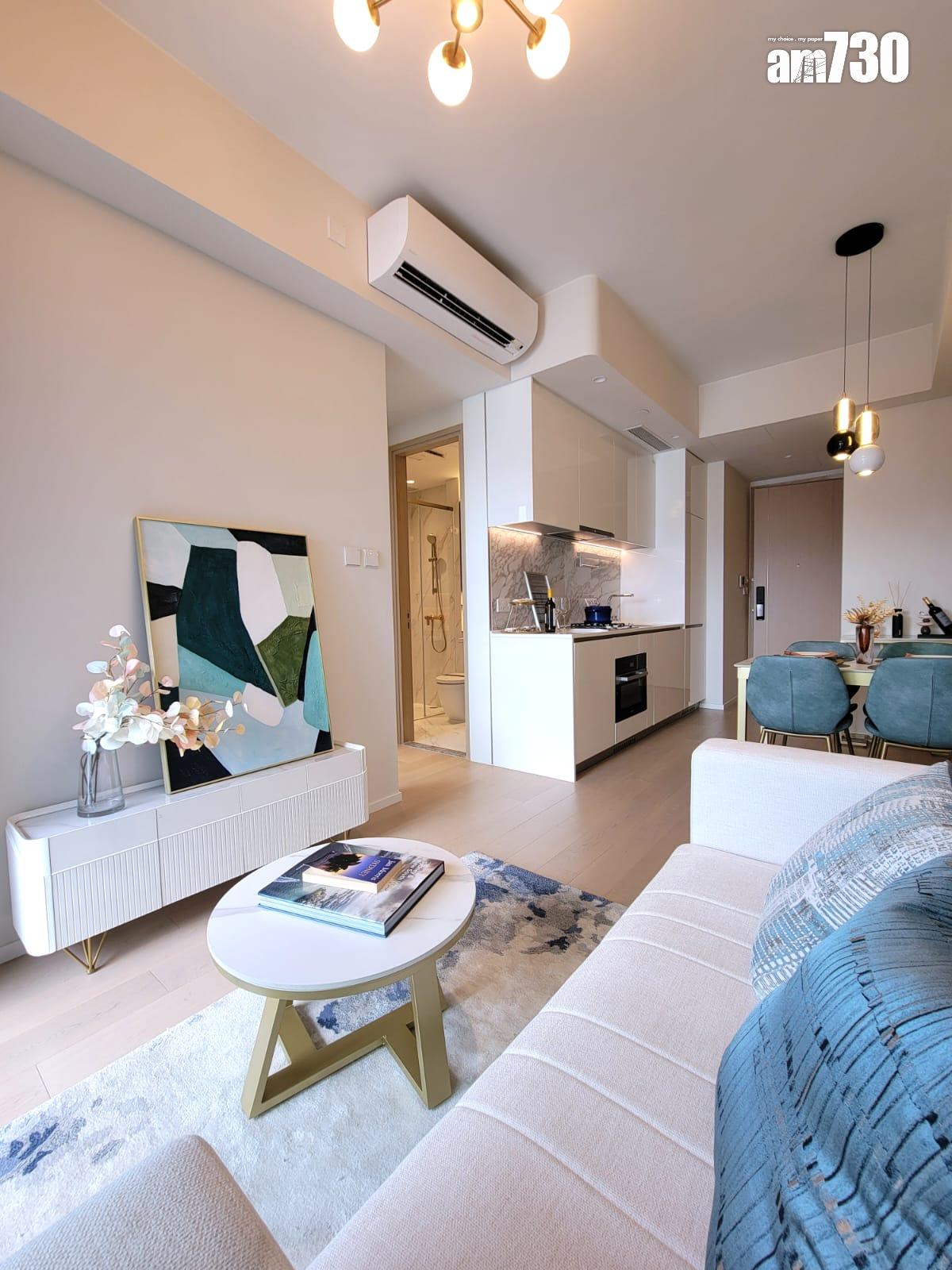 DOUBLE COAST I示範單位|477呎兩房連儲物室 設計以悉尼海岸式生活為靈感(多圖有片)|啟德新盤