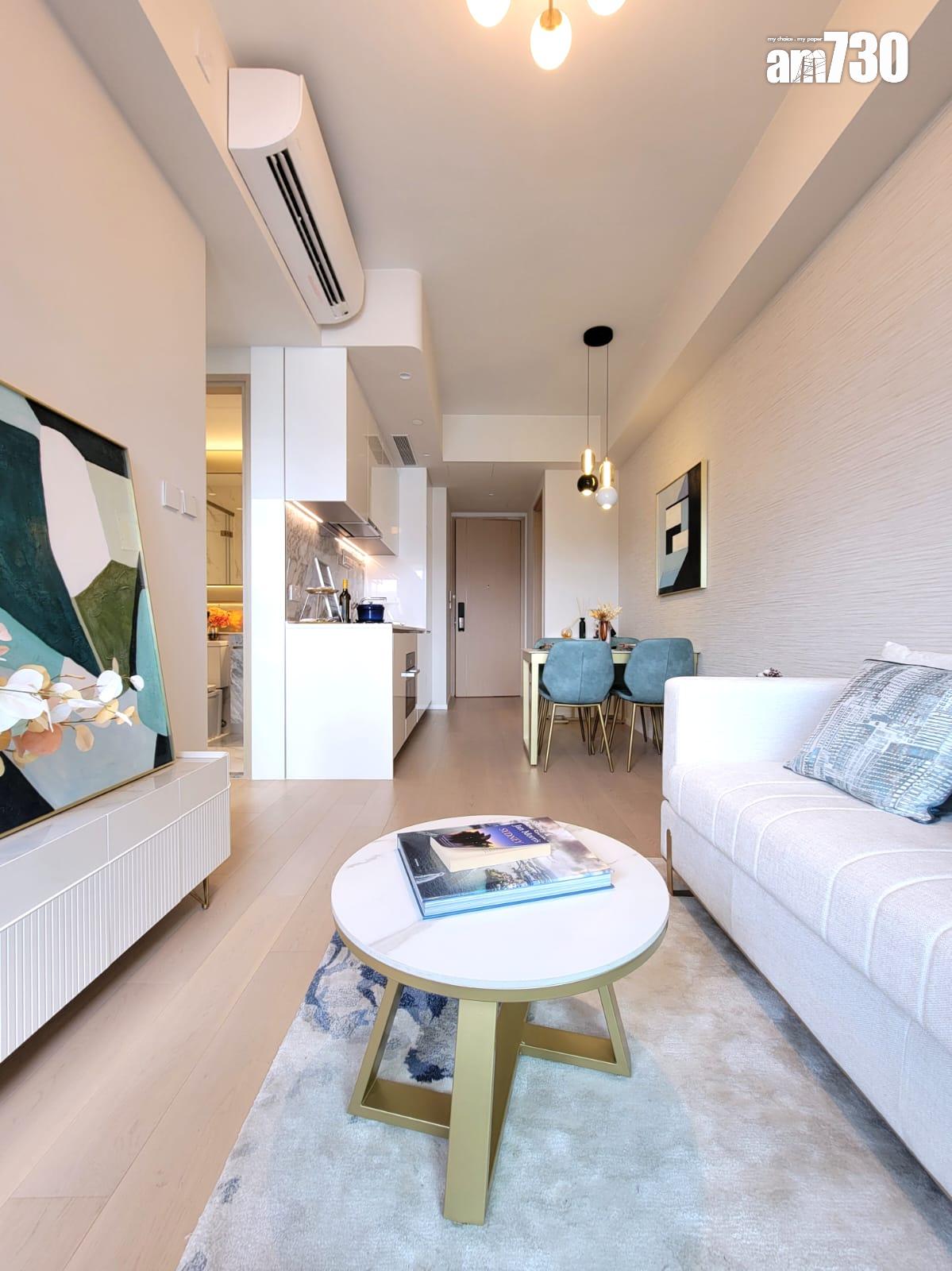 DOUBLE COAST I示範單位|477呎兩房連儲物室 設計以悉尼海岸式生活為靈感(多圖有片)|啟德新盤