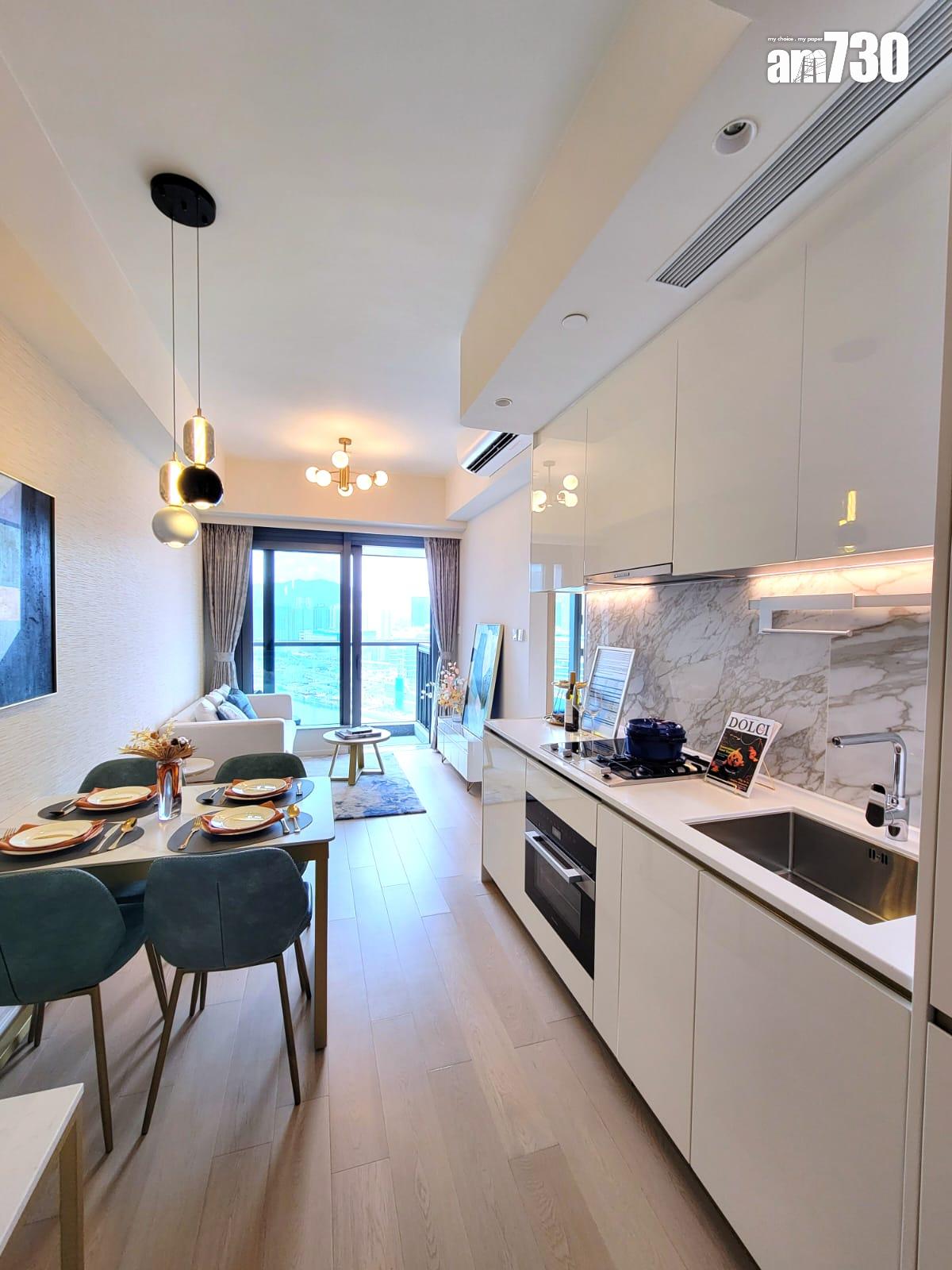 DOUBLE COAST I示範單位|477呎兩房連儲物室 設計以悉尼海岸式生活為靈感(多圖有片)|啟德新盤