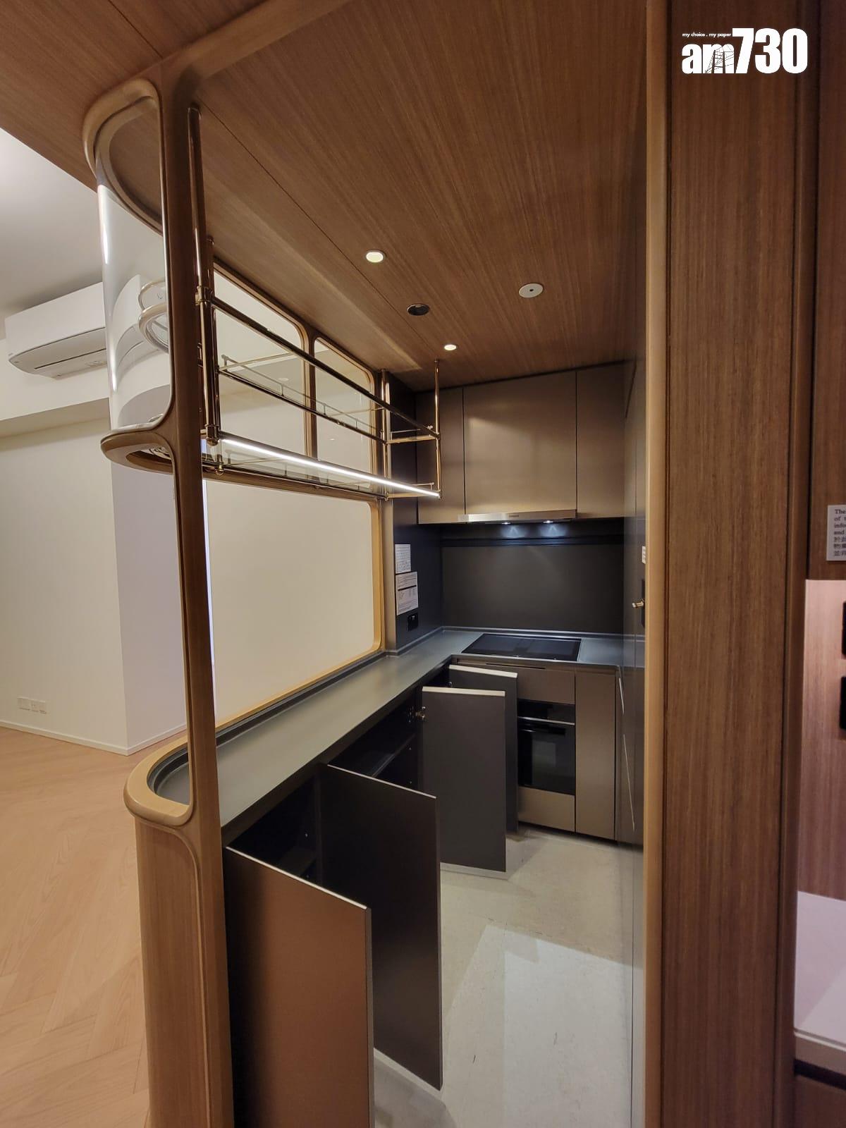 滶晨示範單位|494呎兩房 開放式廚房引入玻璃溫室設計(多圖有片)|黃竹坑新盤