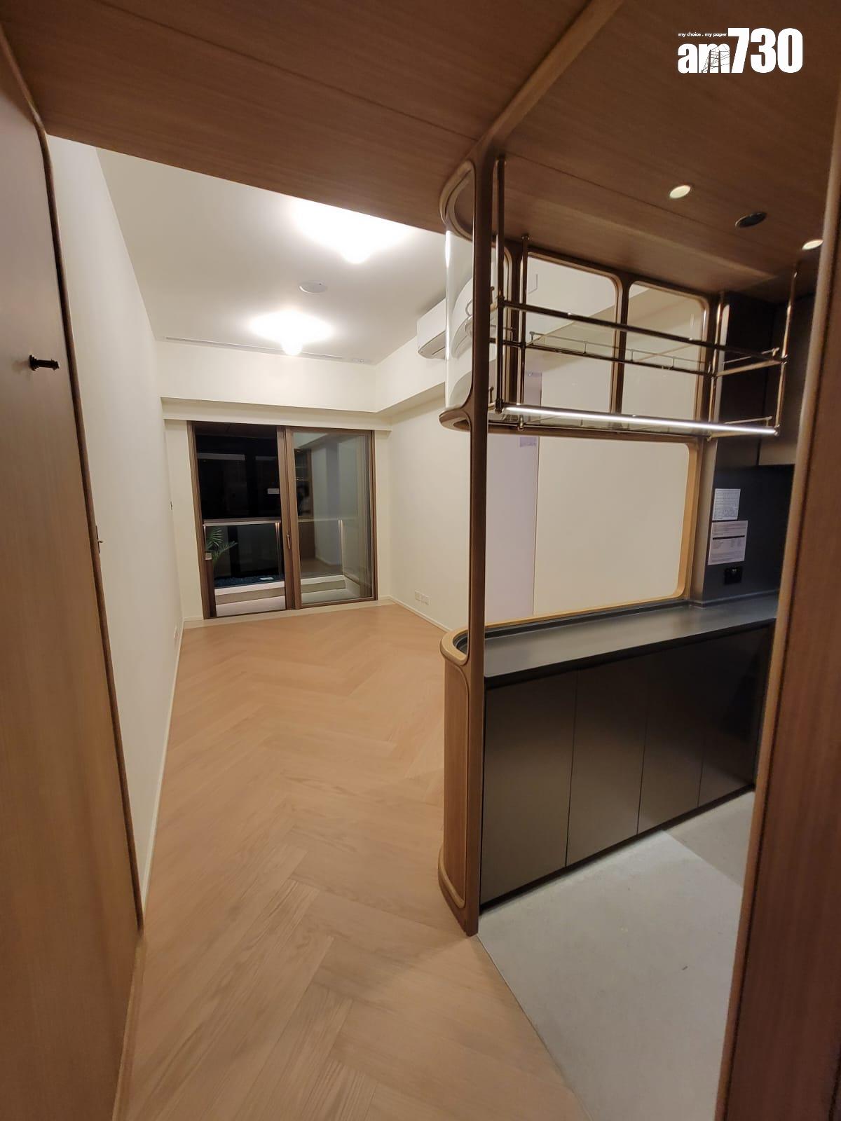 滶晨示範單位|494呎兩房 開放式廚房引入玻璃溫室設計(多圖有片)|黃竹坑新盤