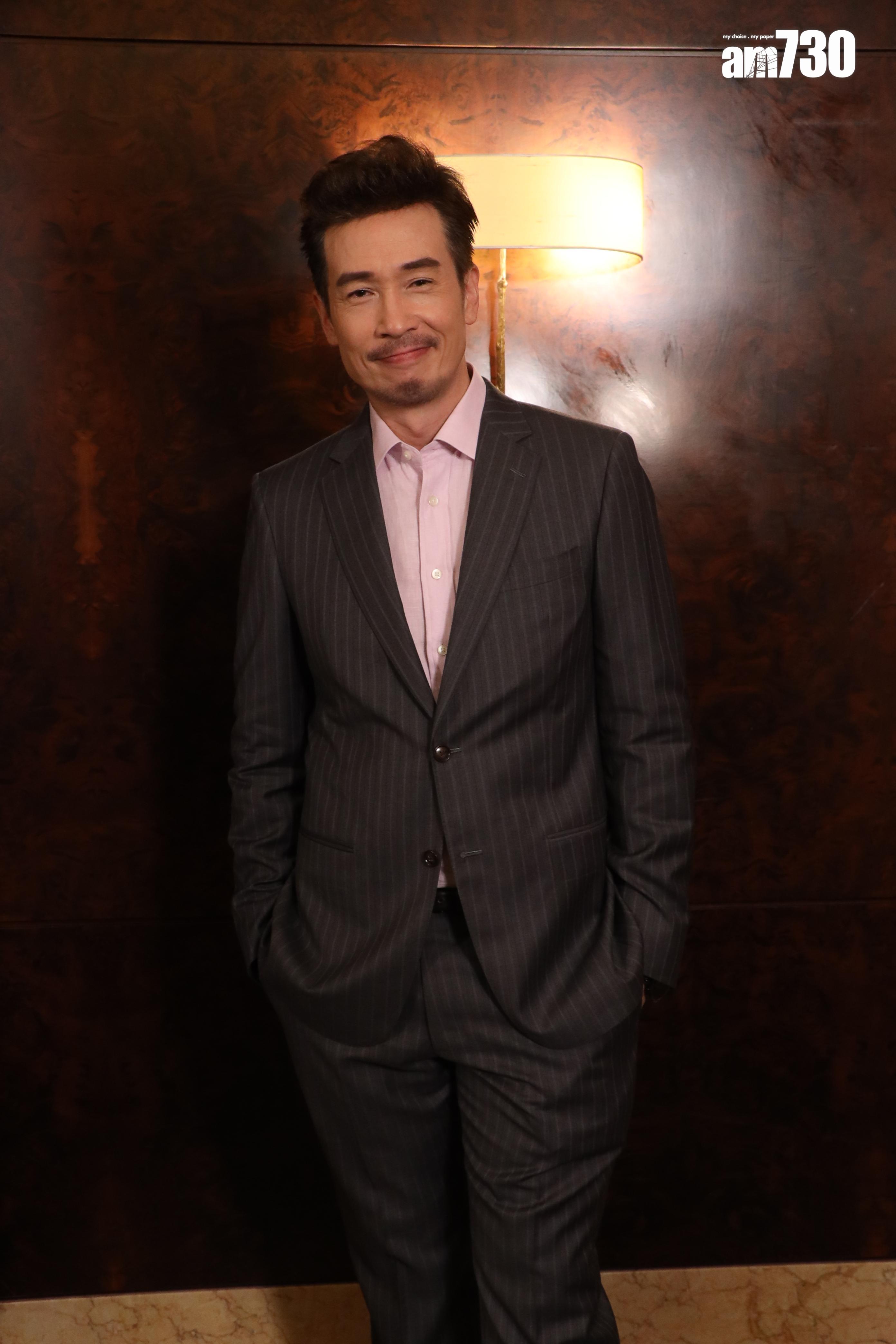 陳豪自薦演歌舞劇,自言是高深的歌手。(娛樂組攝)