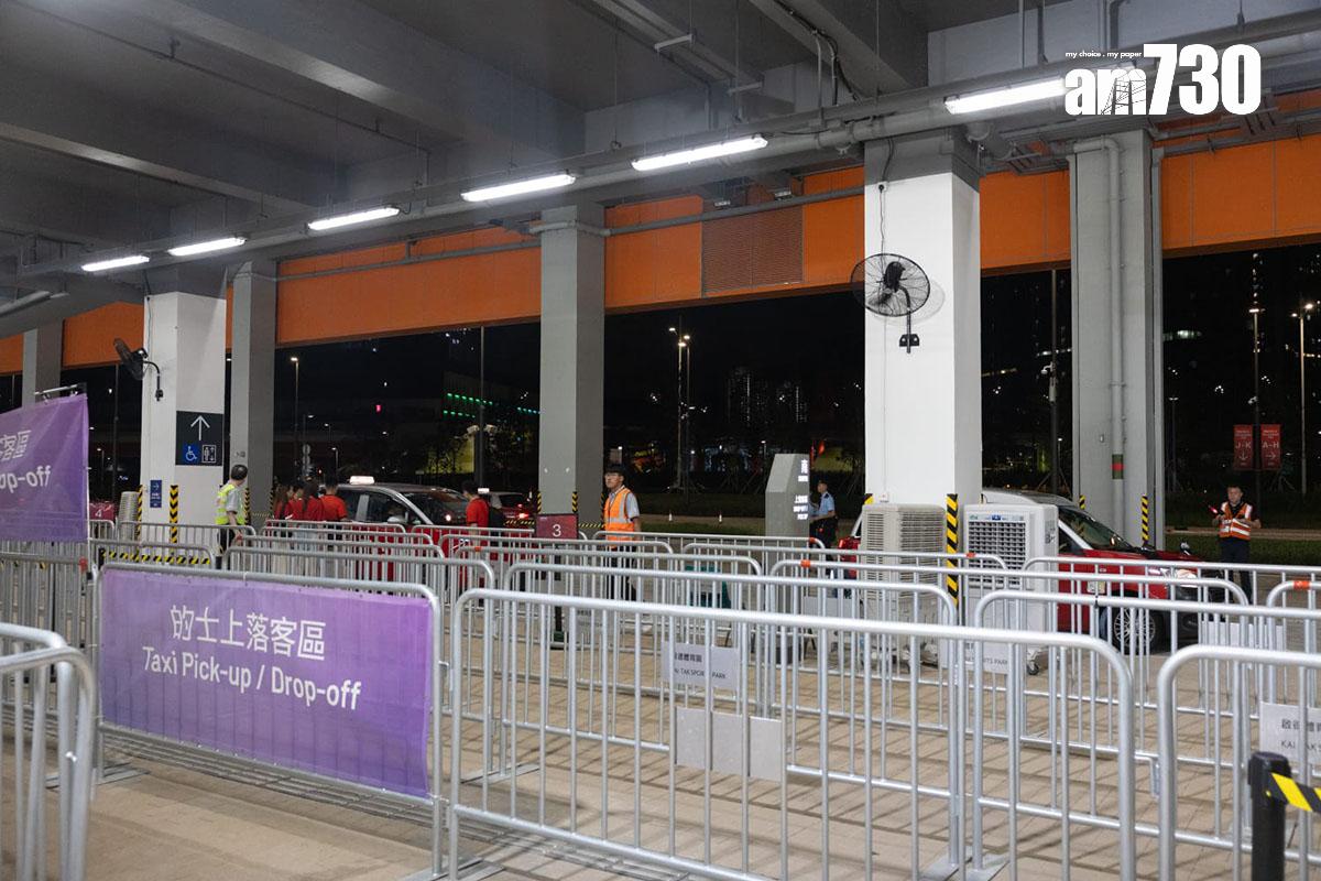 啟德體育園主場館的地面的士上落客區,會在大型活動期間開放。(資料圖片/蘇文傑攝)