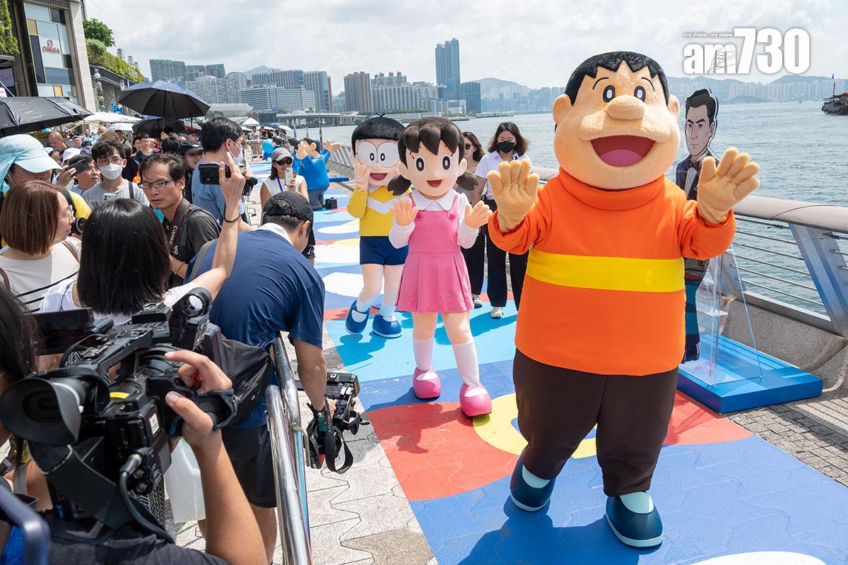 2024年在港舉行的「100%多啦A夢&Friends」巡迴特展活動。(資料圖片)