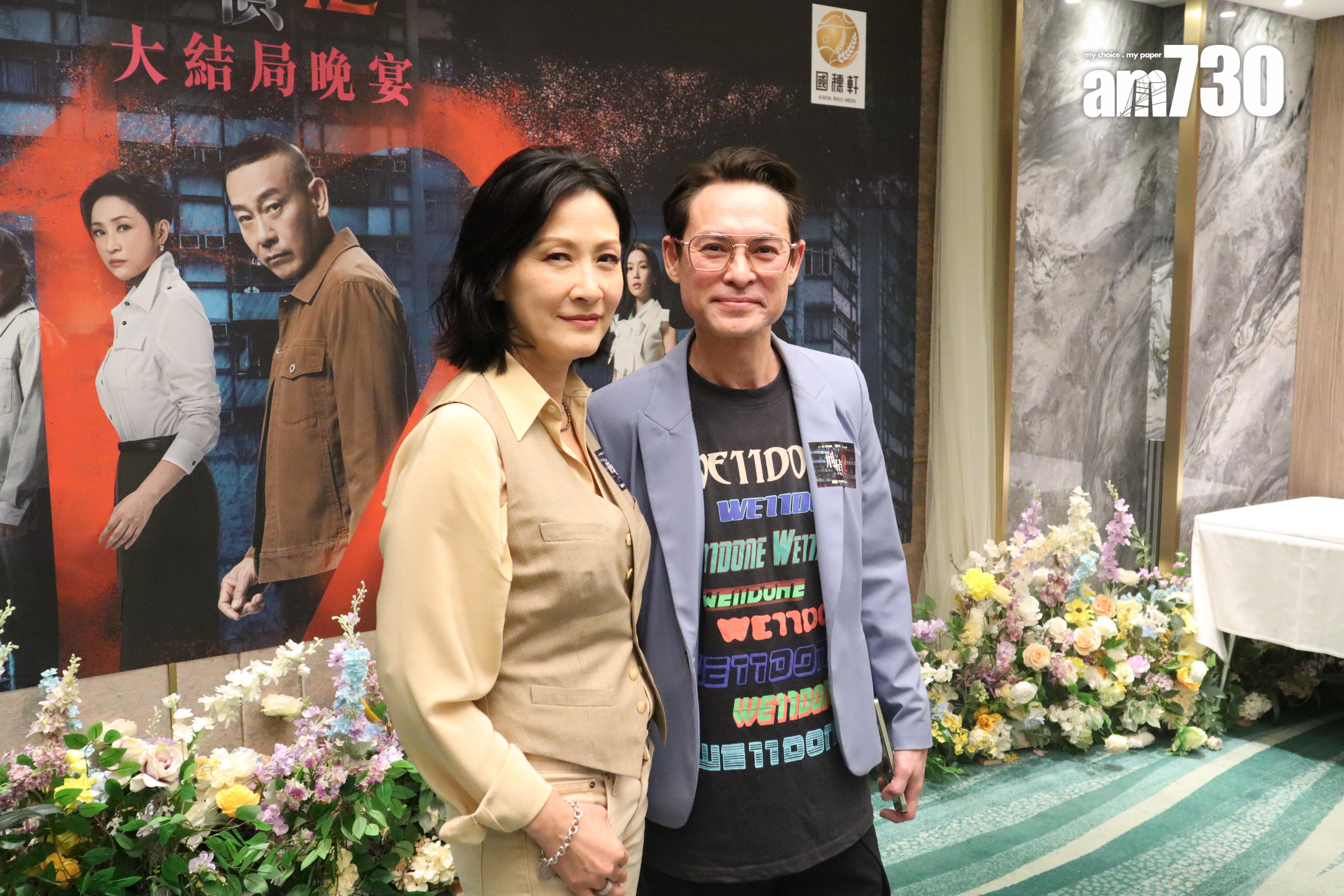 陳慧珊孖海俊傑表姐弟罕有同框。 (娛樂組攝)