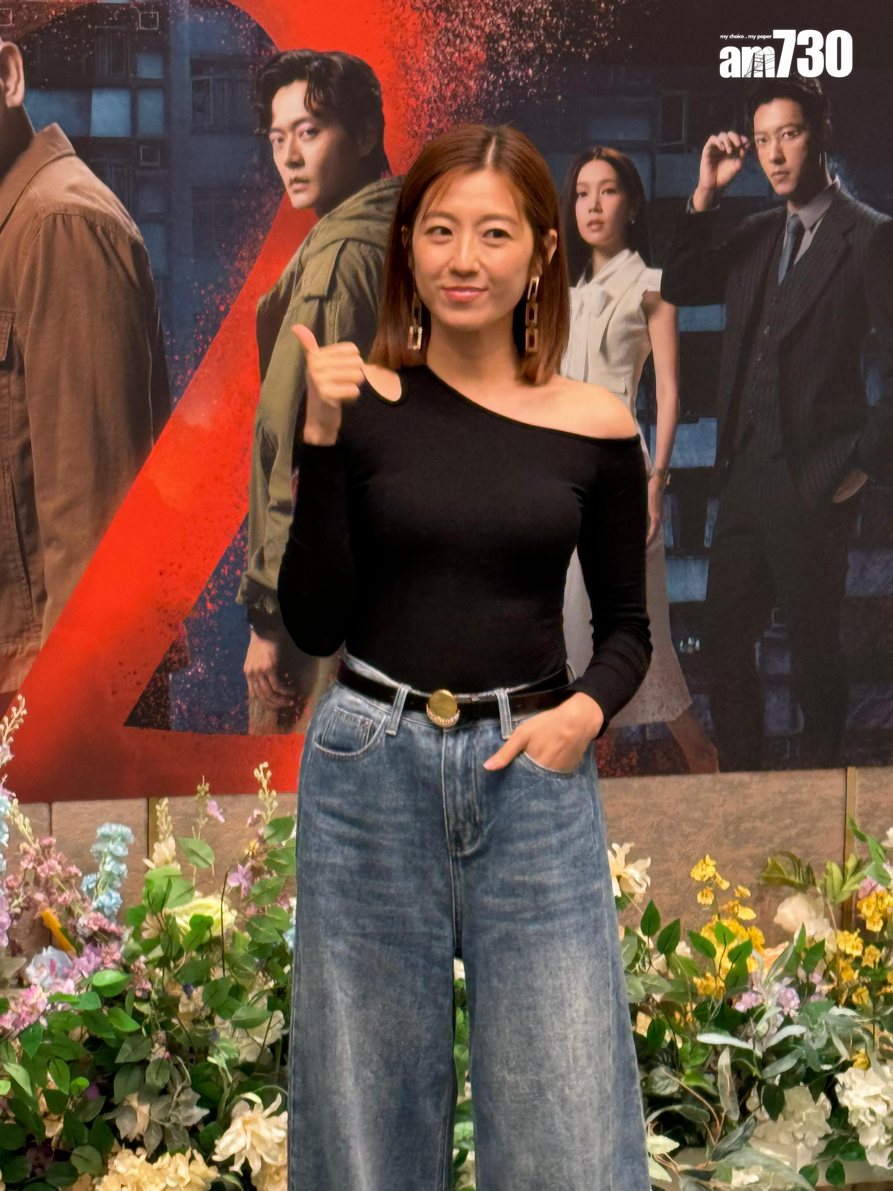 陳自瑤出席《刑偵12》晚宴。 (娛樂組攝)