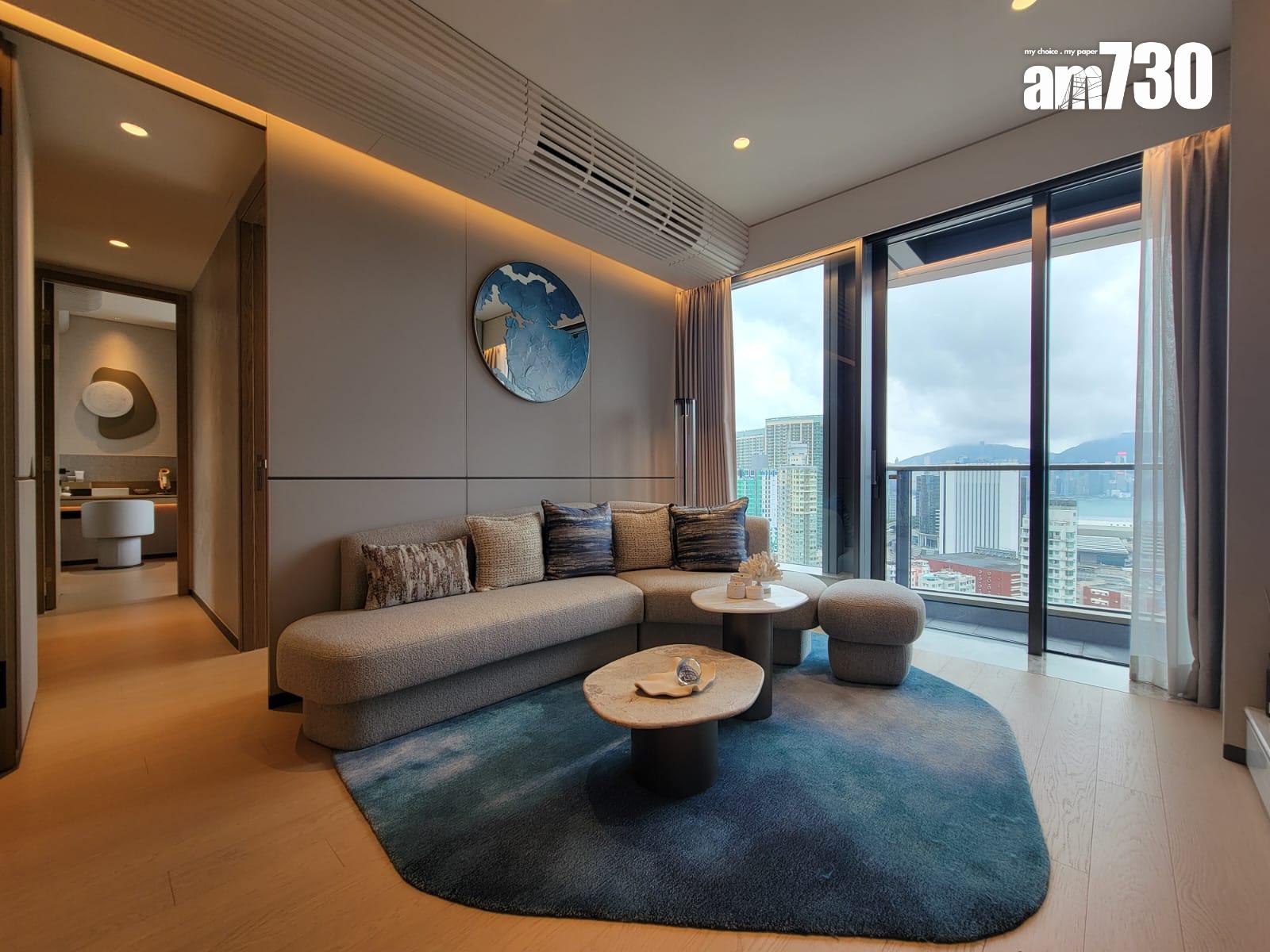 瑜一.天海示範單位|968呎海景三房套 高雅氣派設計(多圖有片)|何文田新盤