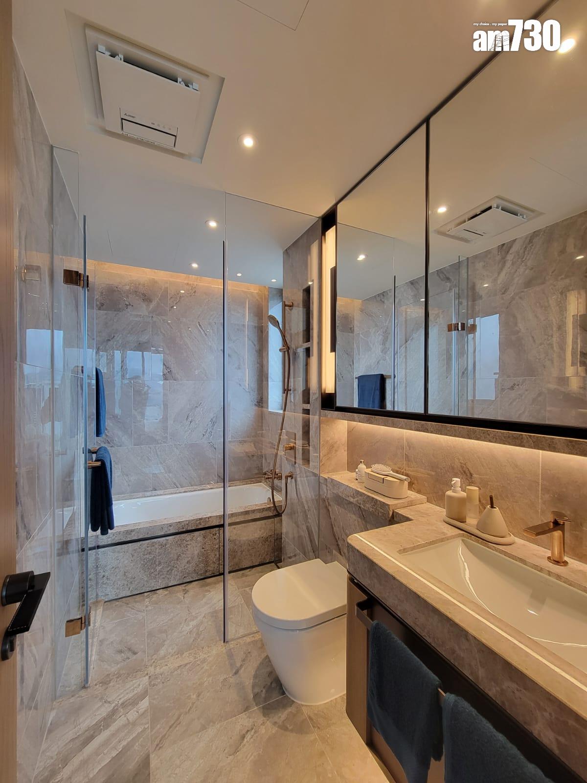 瑜一.天海示範單位|968呎海景三房套 高雅氣派設計(多圖有片)|何文田新盤