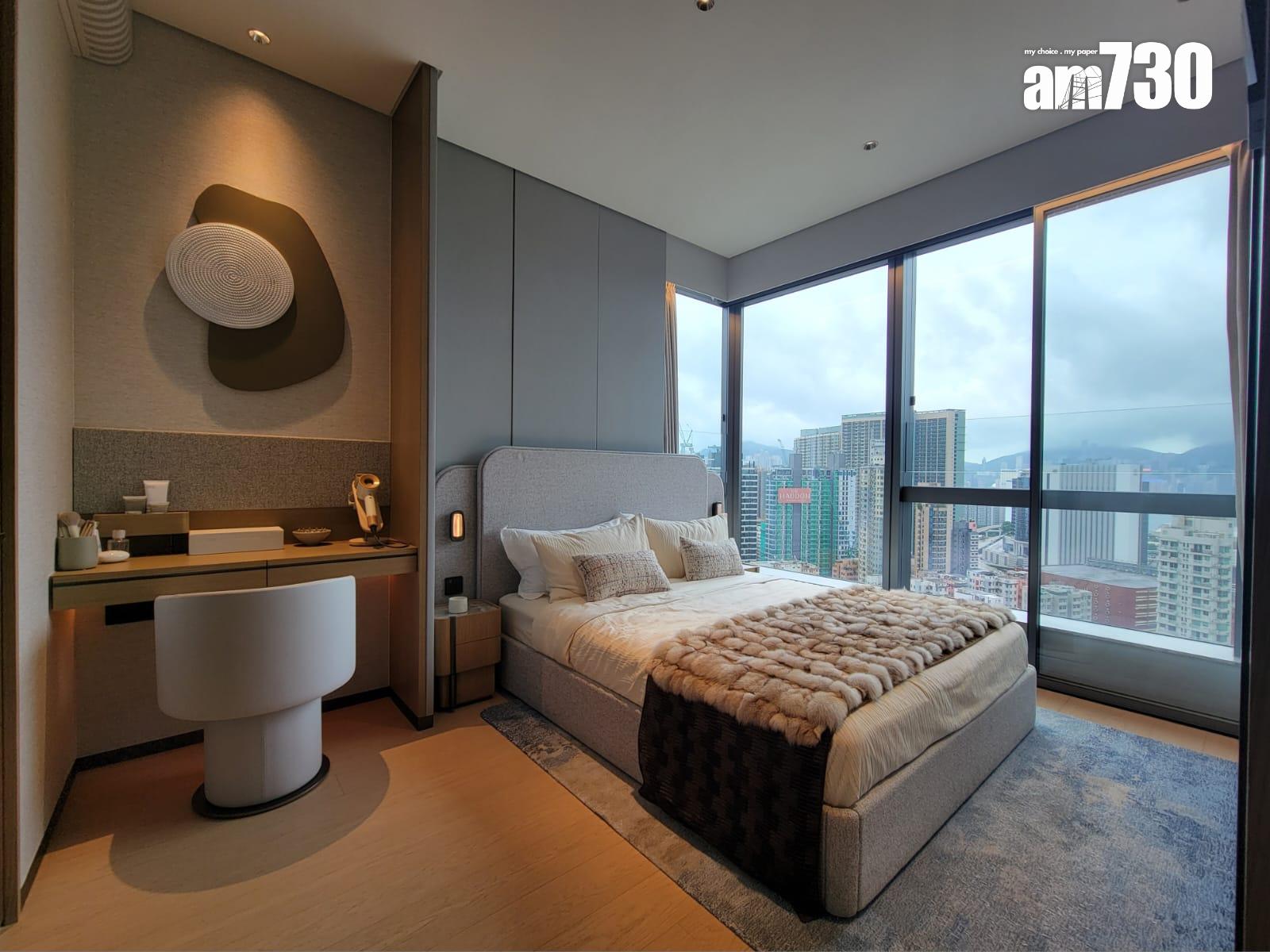 瑜一.天海示範單位|968呎海景三房套 高雅氣派設計(多圖有片)|何文田新盤