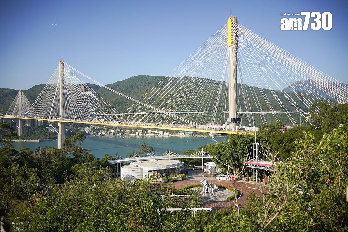 路政署相信青龍大橋有助分流汀九橋車輛。(資料圖片)